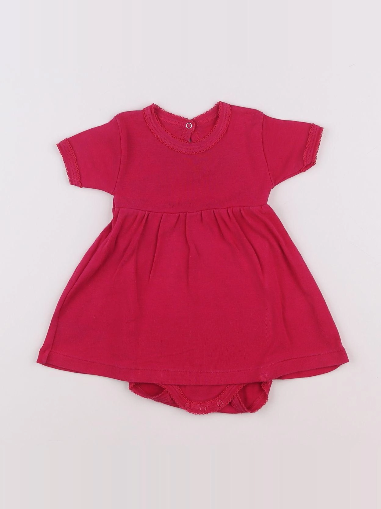 Petit Bateau - robe rose - 6 mois