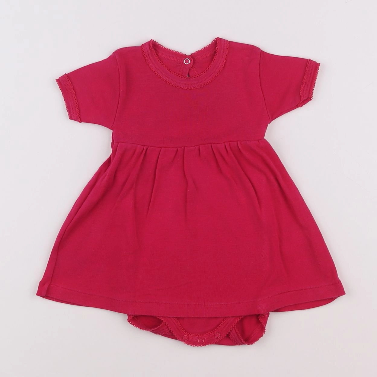 Petit Bateau - robe rose - 6 mois