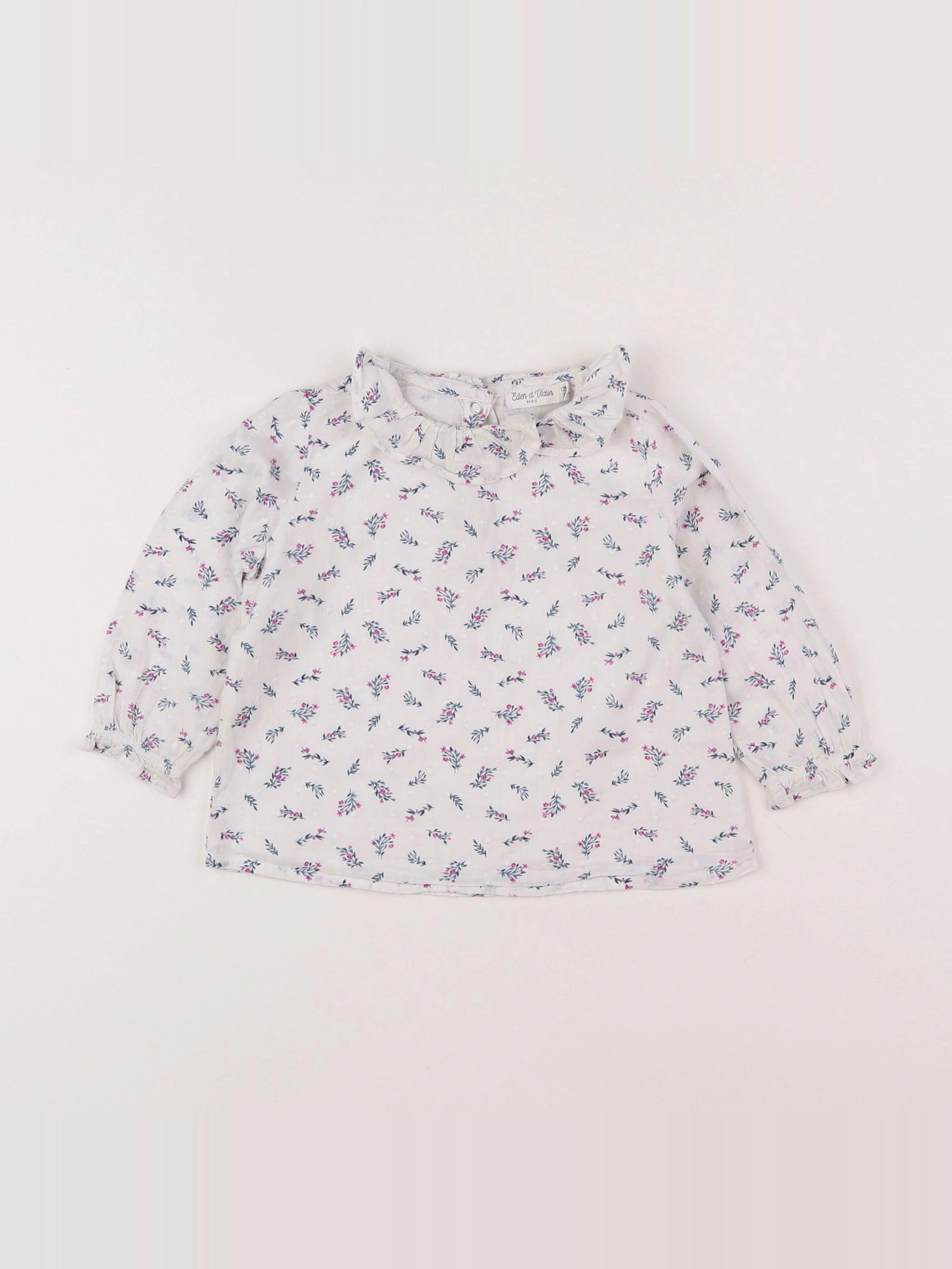 Eden & Victor - blouse blanc - 12 mois