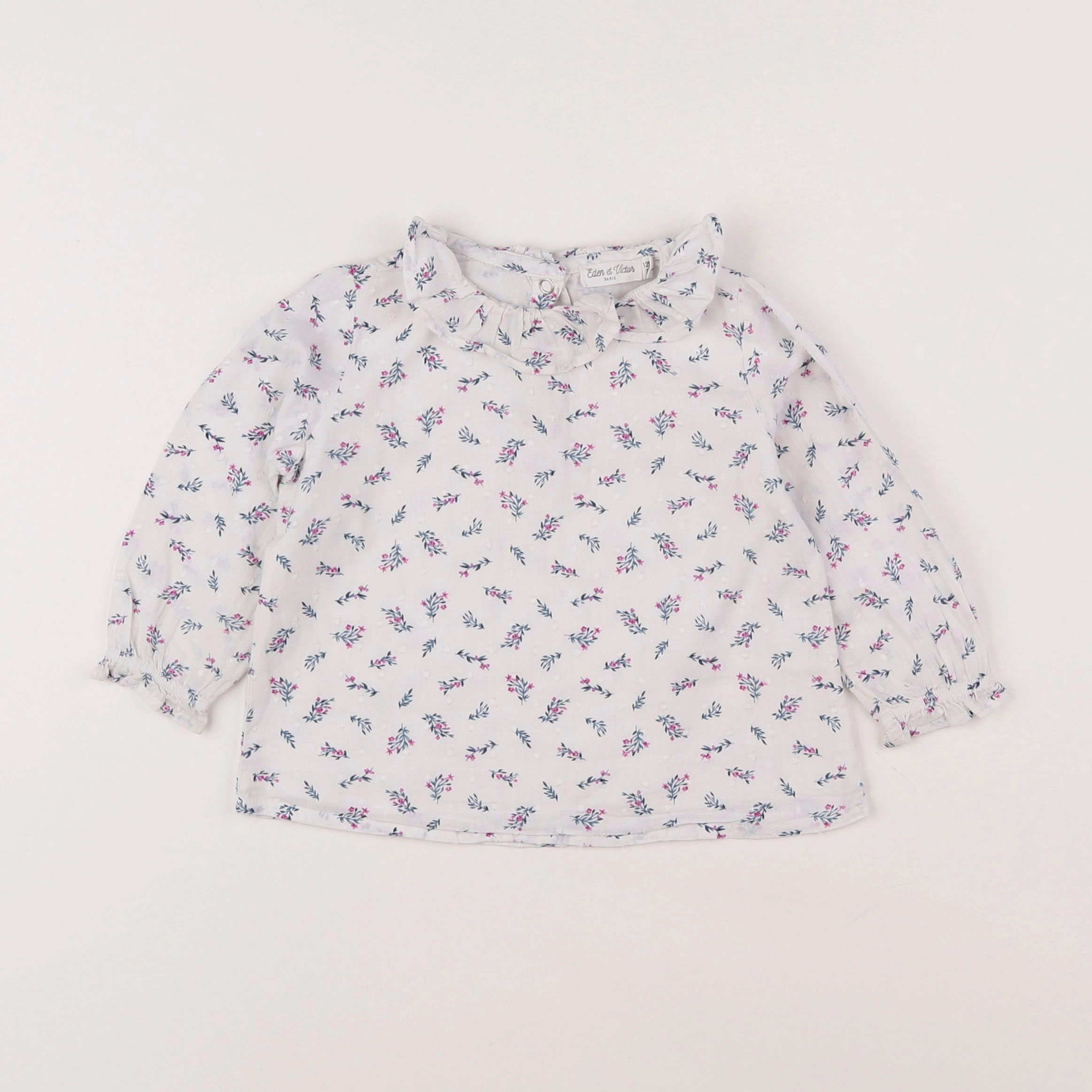 Eden & Victor - blouse blanc - 12 mois