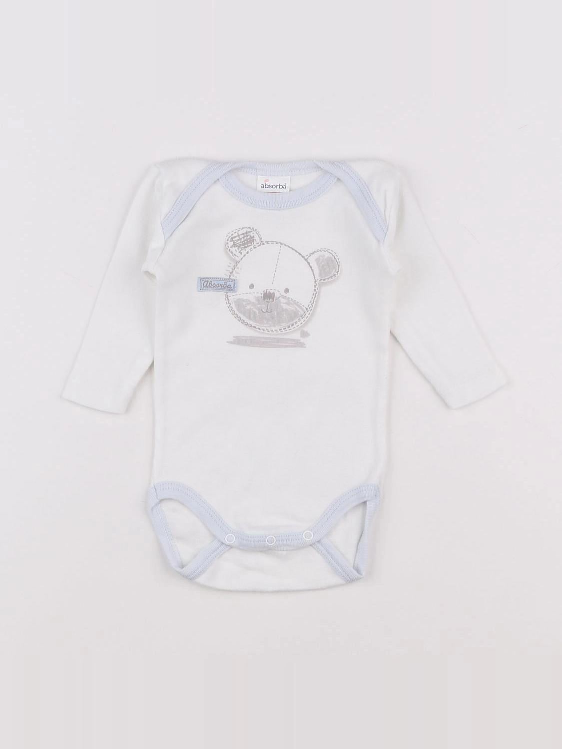 Absorba - body blanc - 3 mois