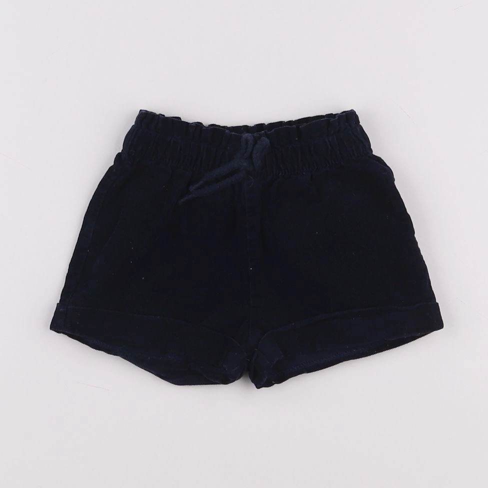 Vertbaudet - short bleu - 9/12 mois