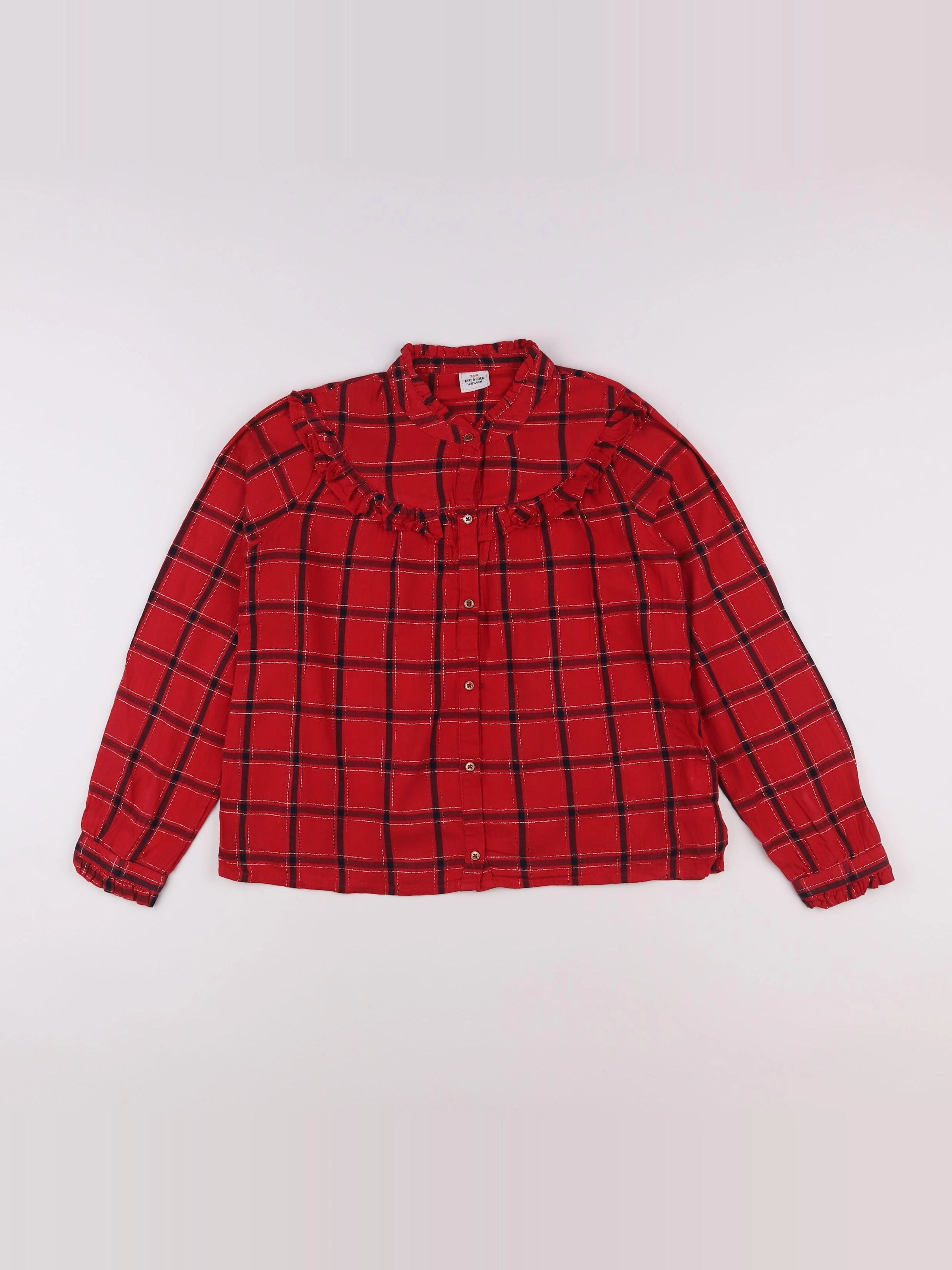 Tape à l'oeil - blouse rouge - 14 ans