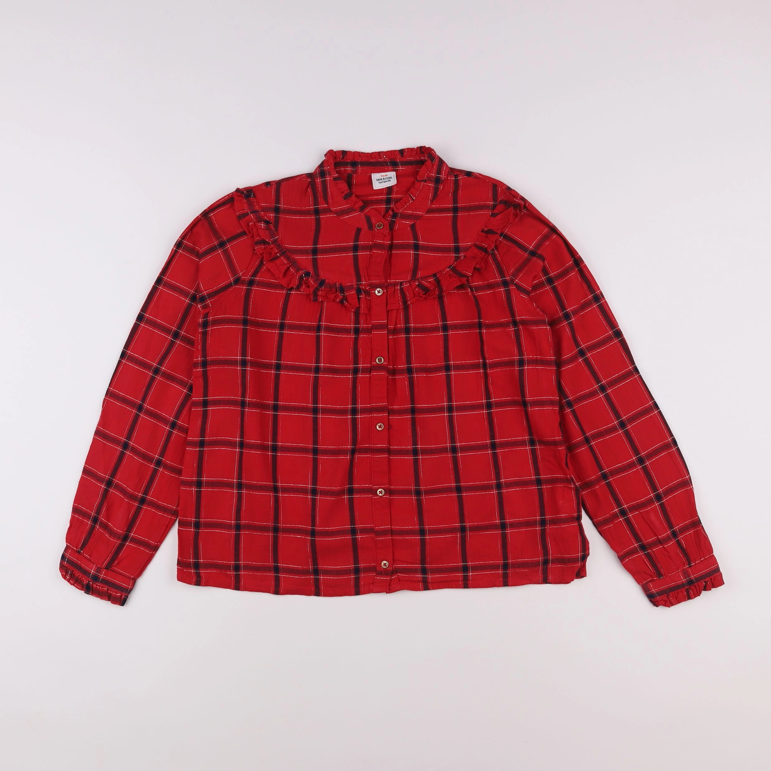 Tape à l'oeil - blouse rouge - 14 ans