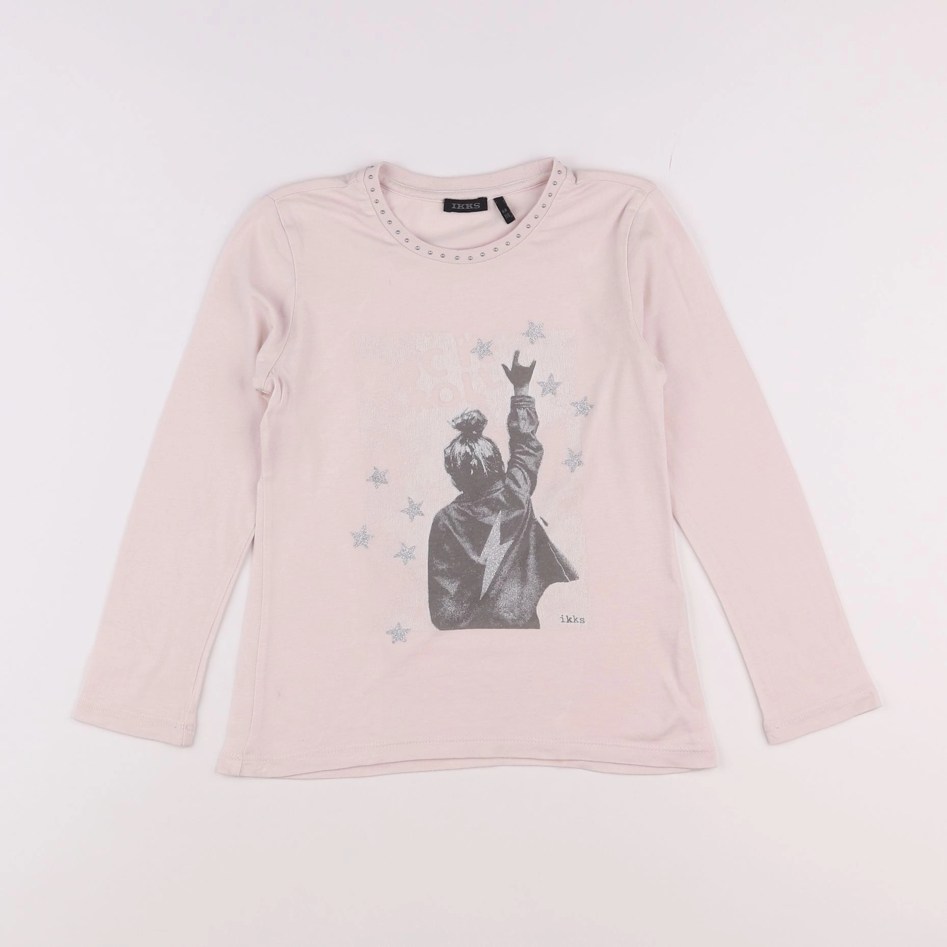 IKKS - tee-shirt rose - 6 ans