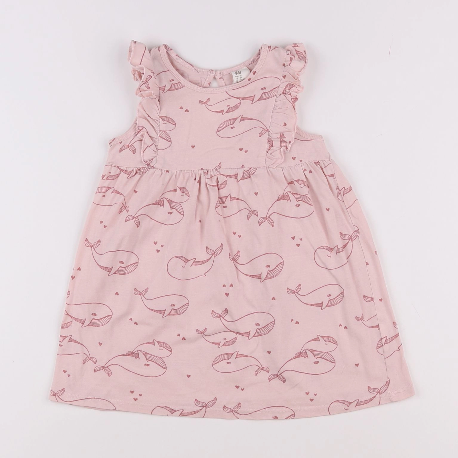 H&M - robe rose - 18 mois à 2 ans