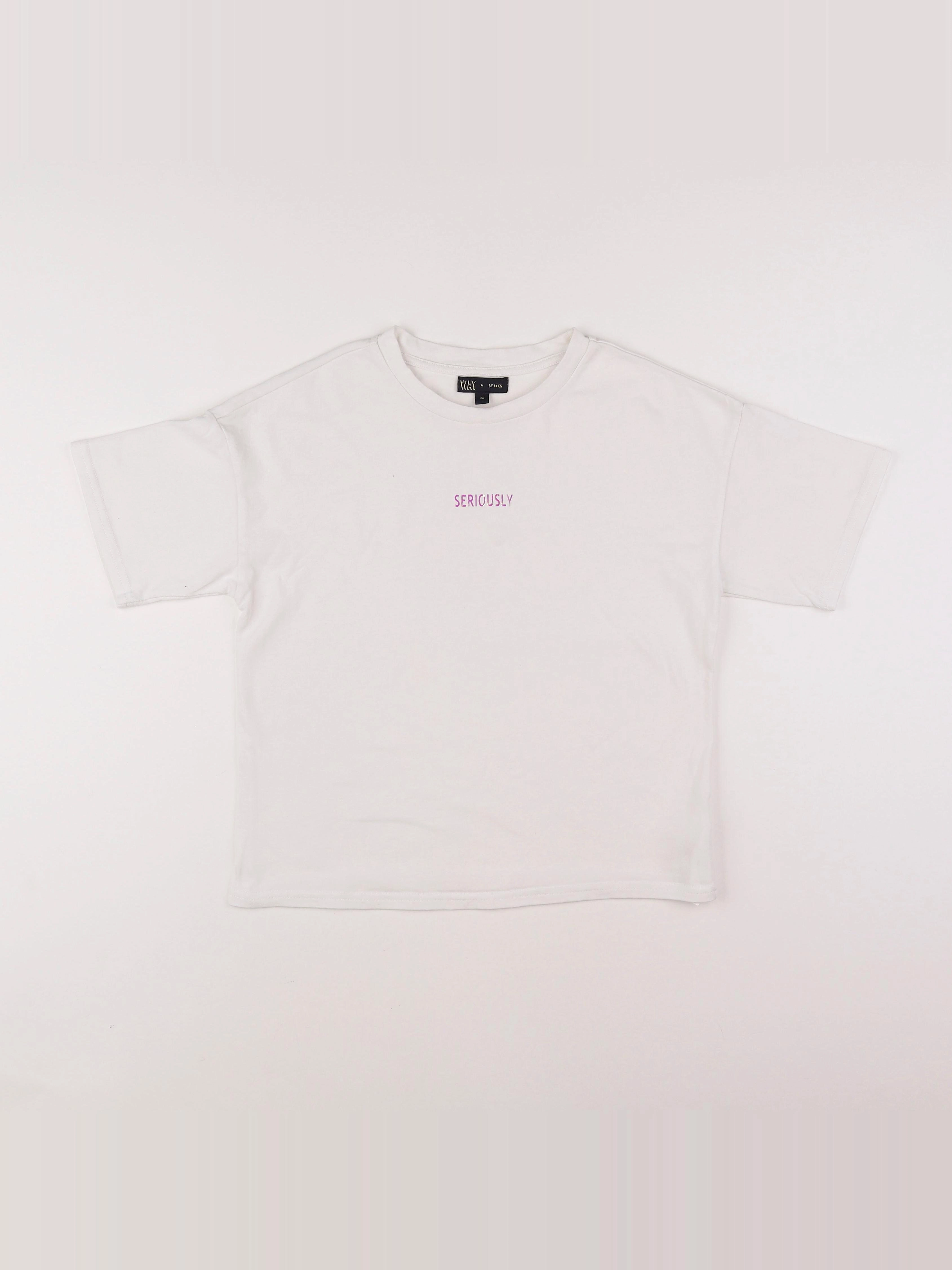 IKKS - tee-shirt blanc - 12 ans