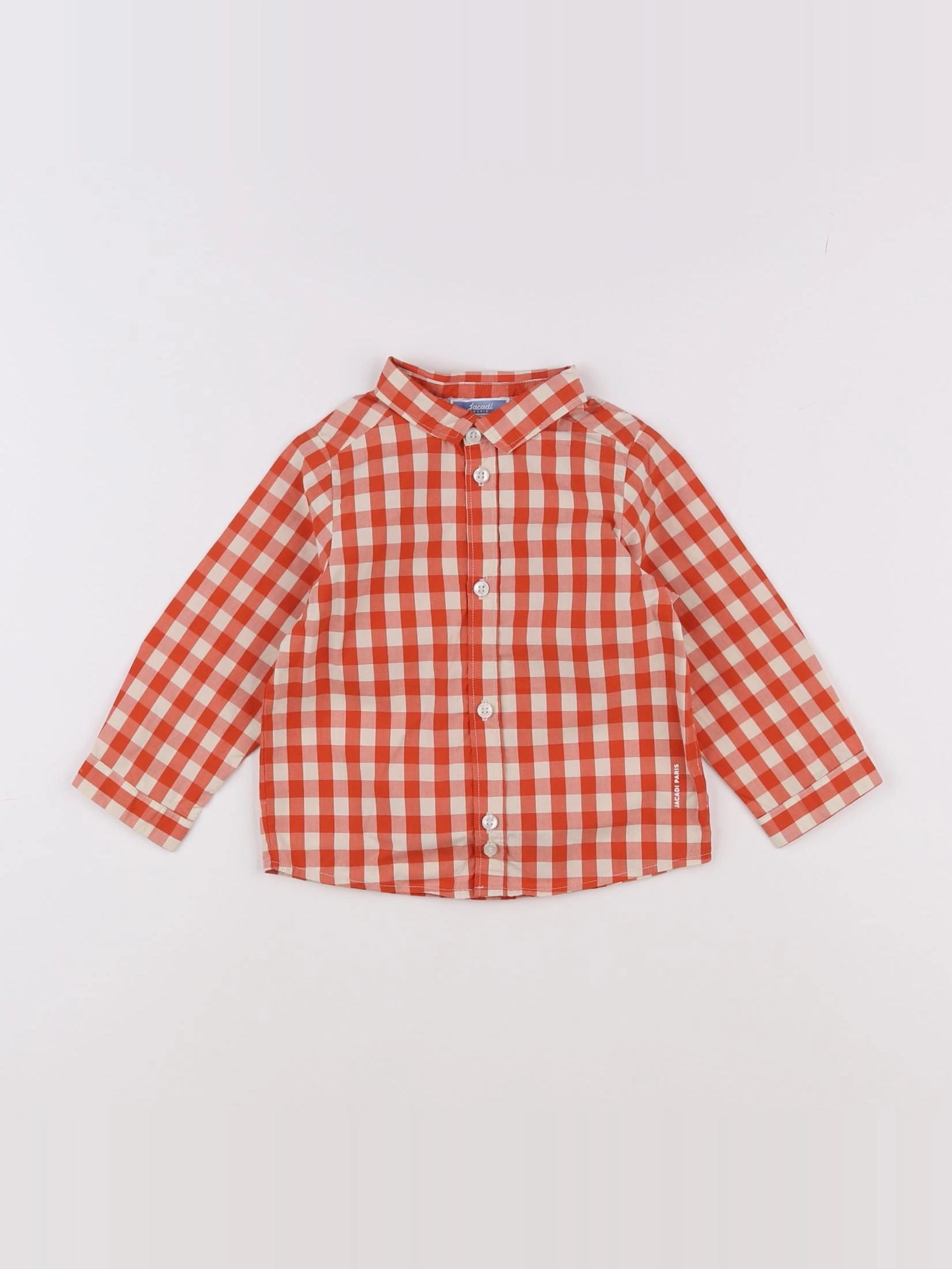 Jacadi - chemise orange - 18 mois