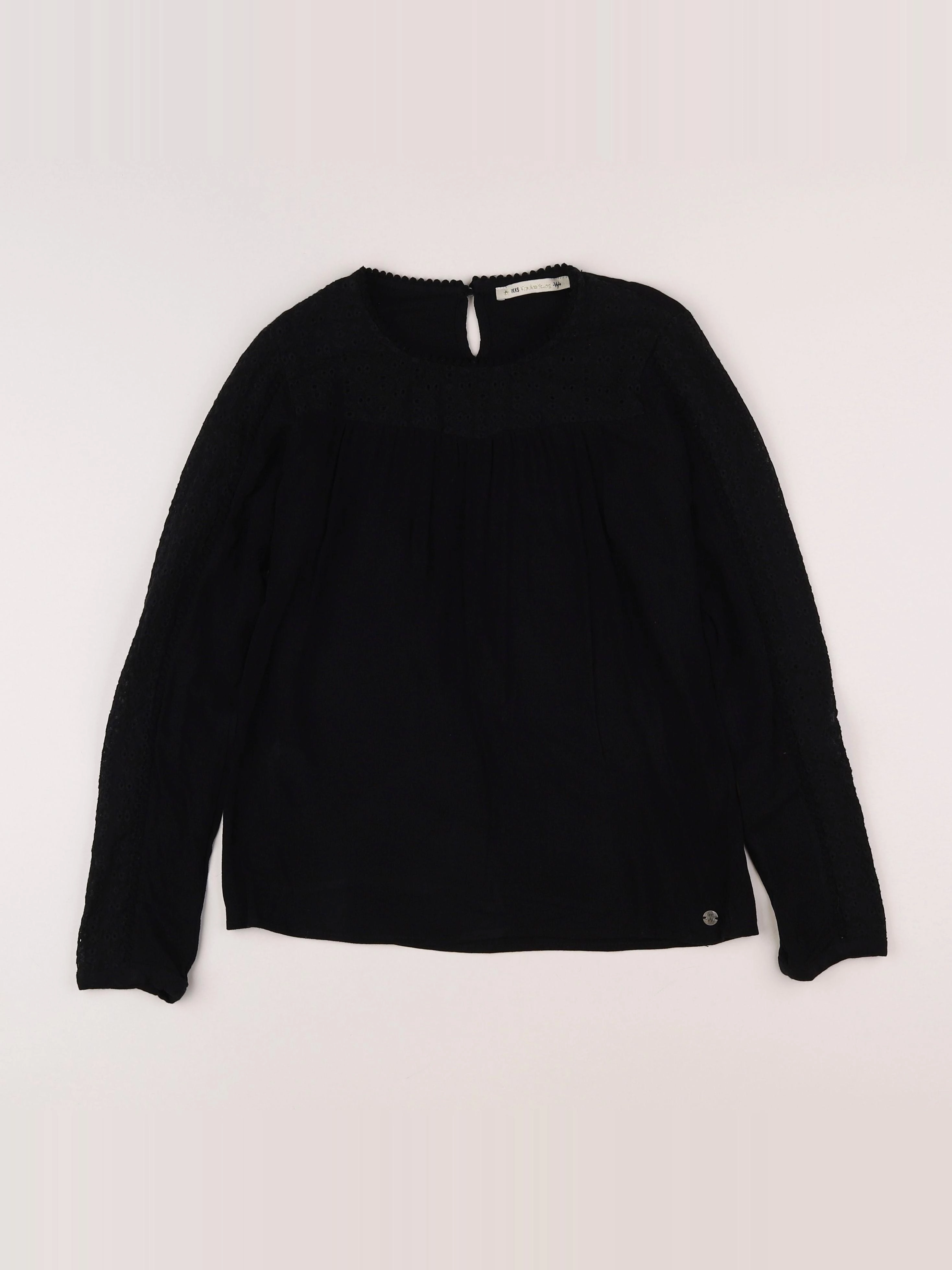 IKKS - blouse noir - 12 ans