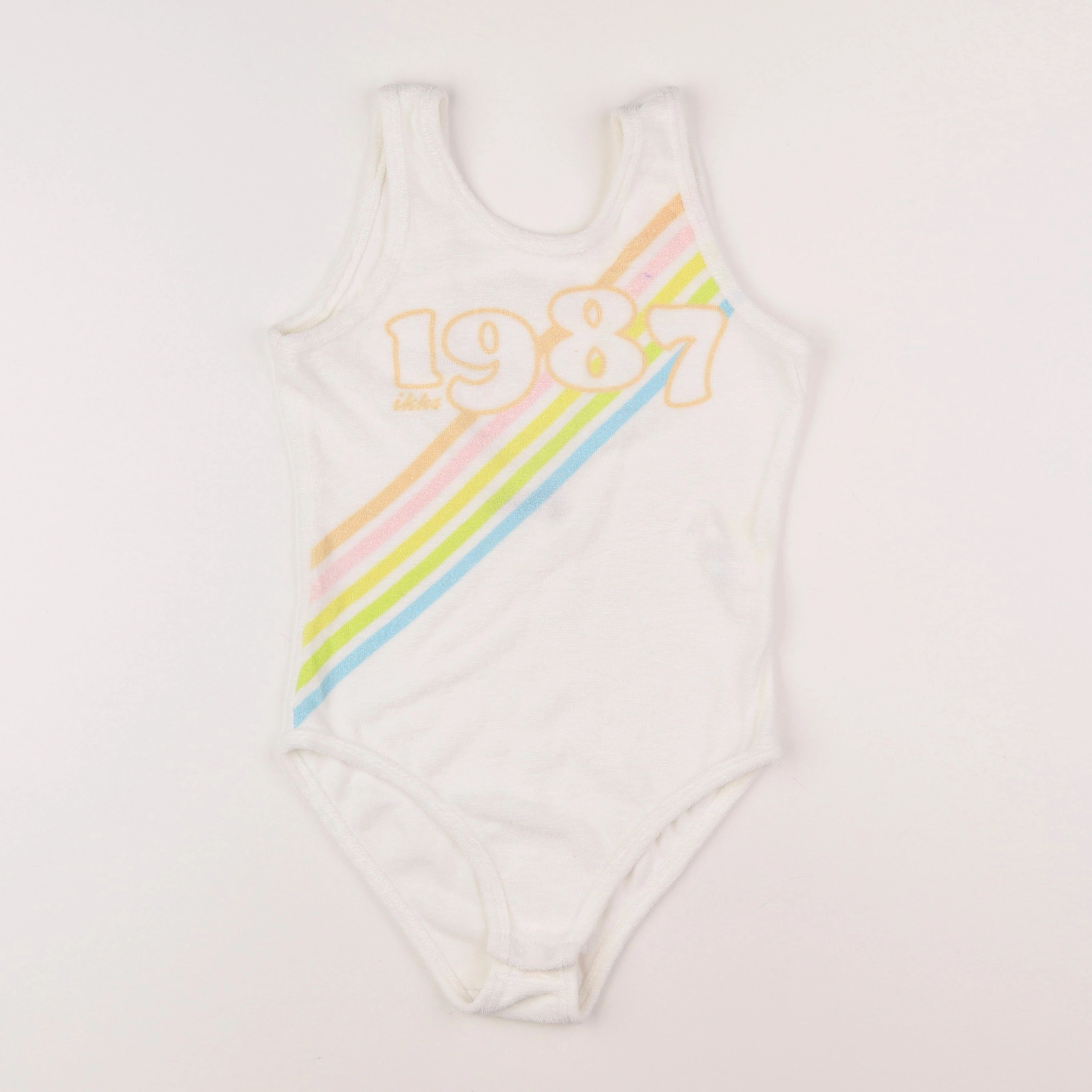 IKKS - maillot de bain éponge blanc - 10 ans