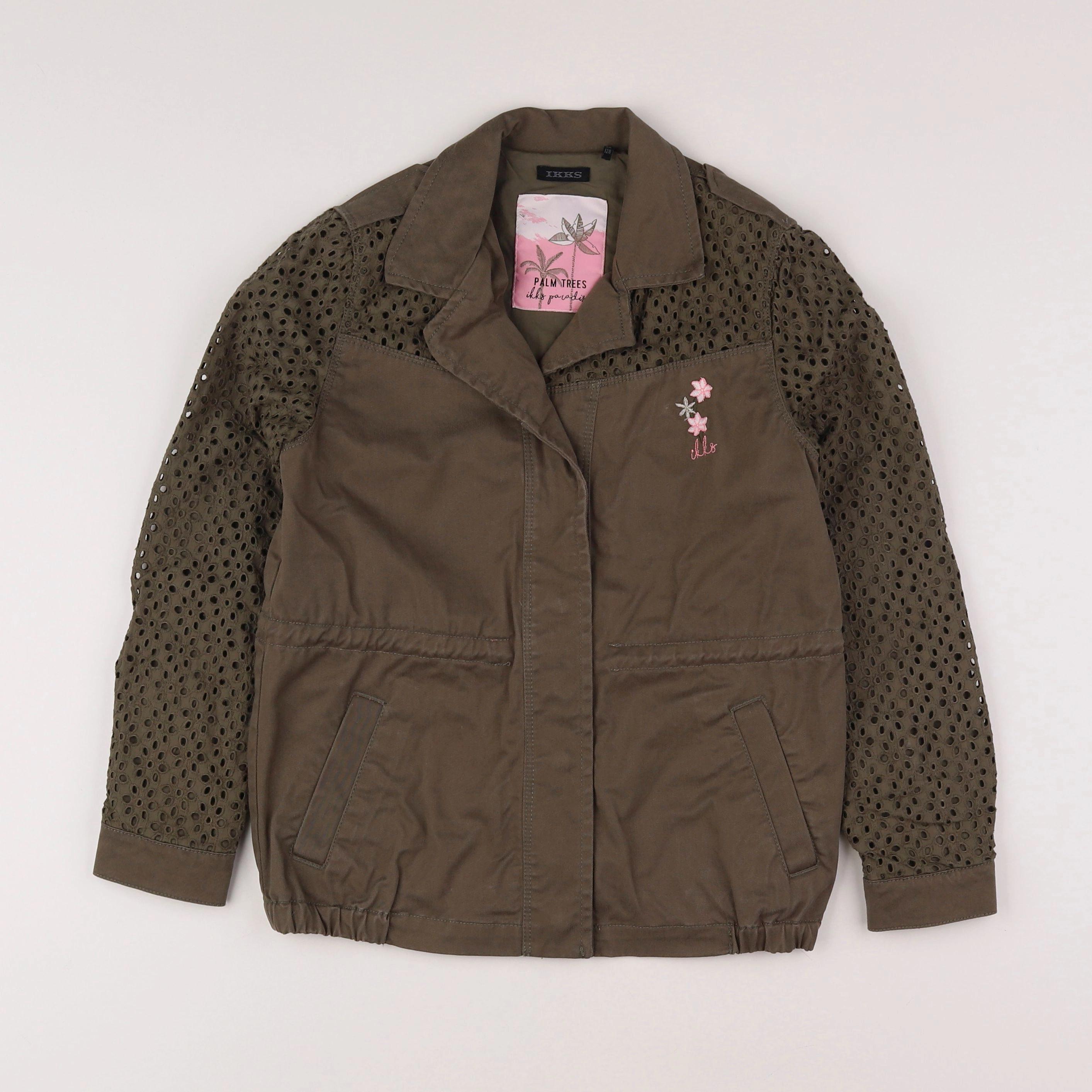 IKKS - veste vert - 8 ans