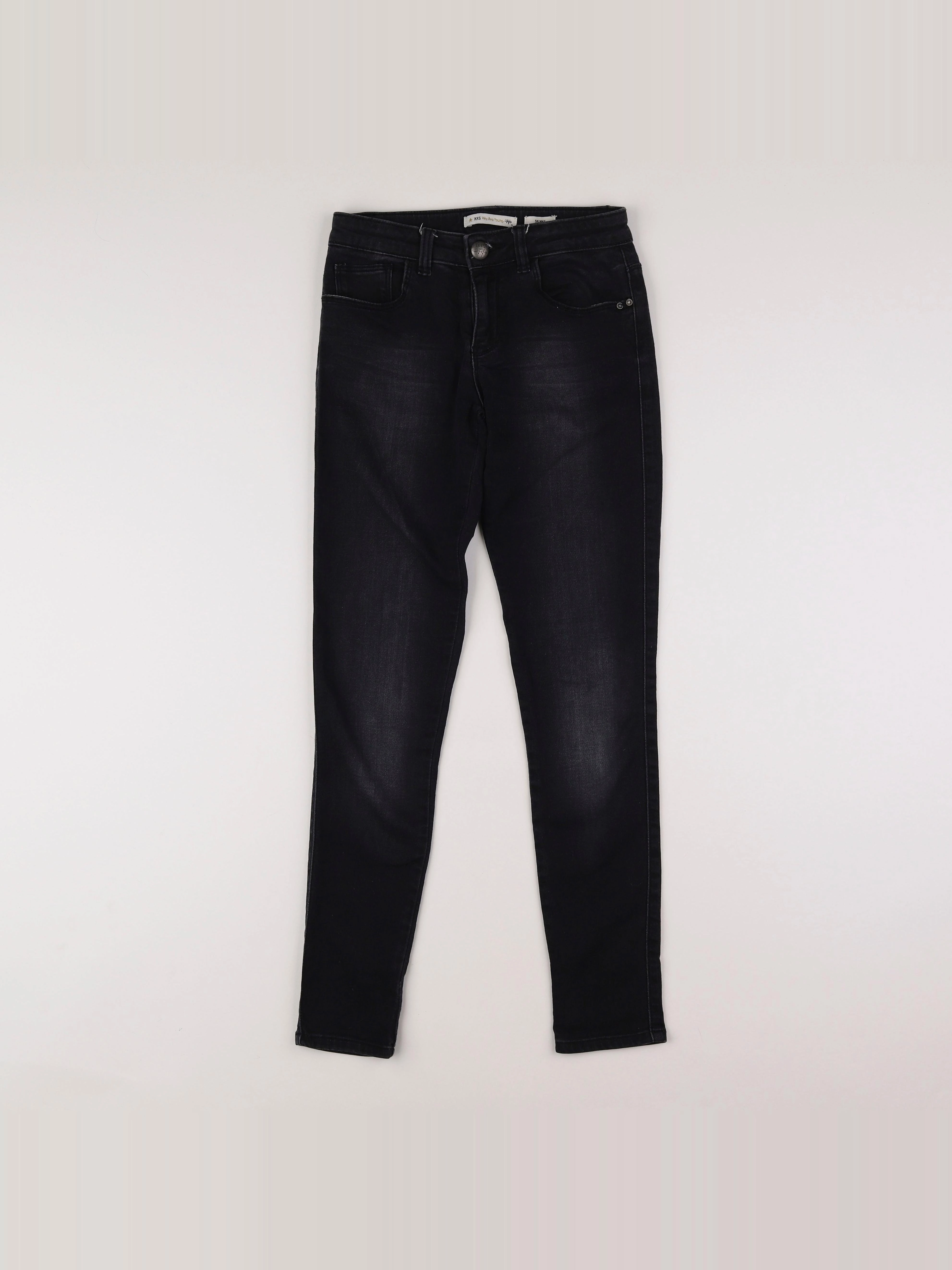 IKKS - jean gris - 12/14 ans