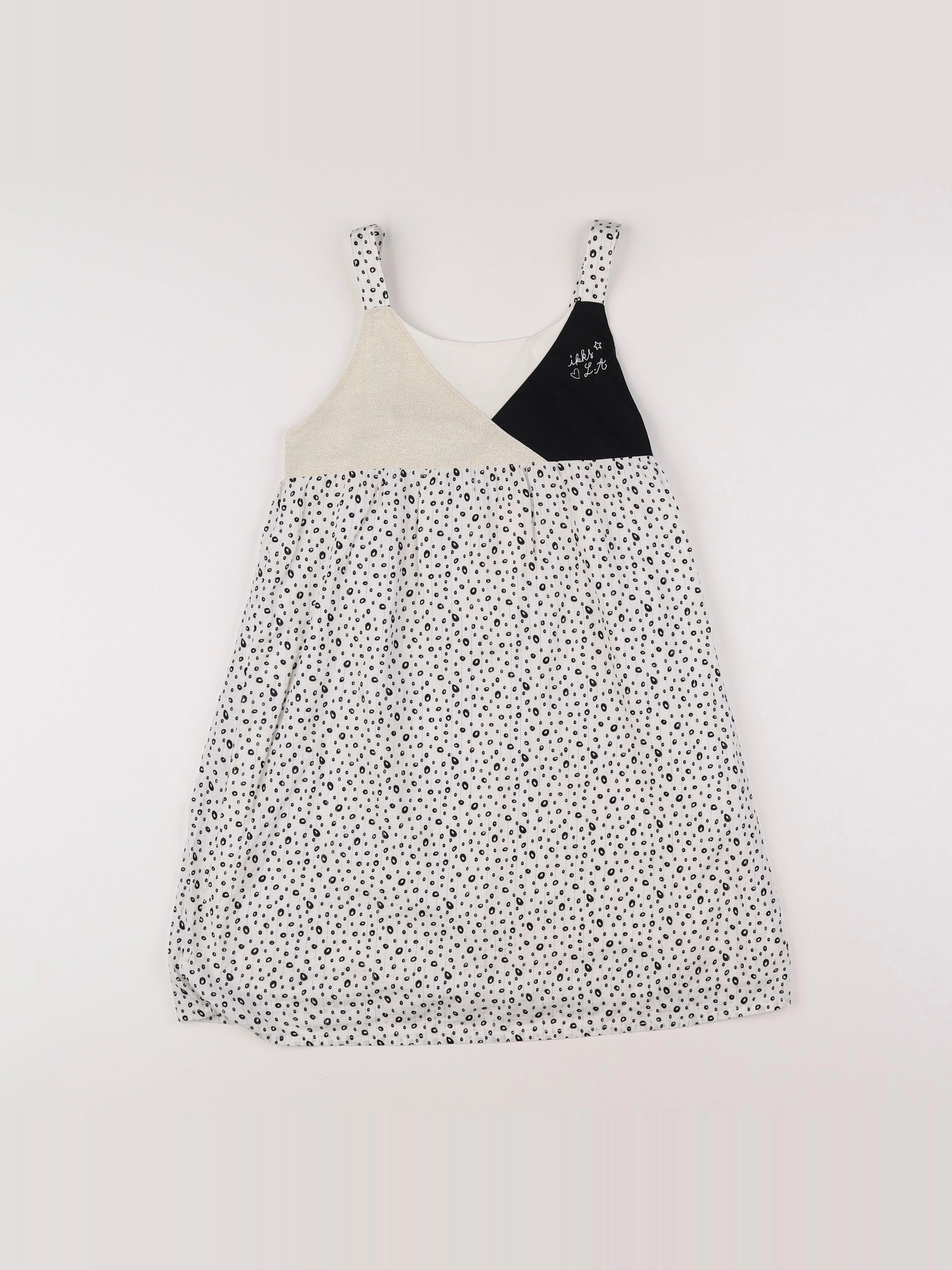 IKKS - robe blanc - 10 ans