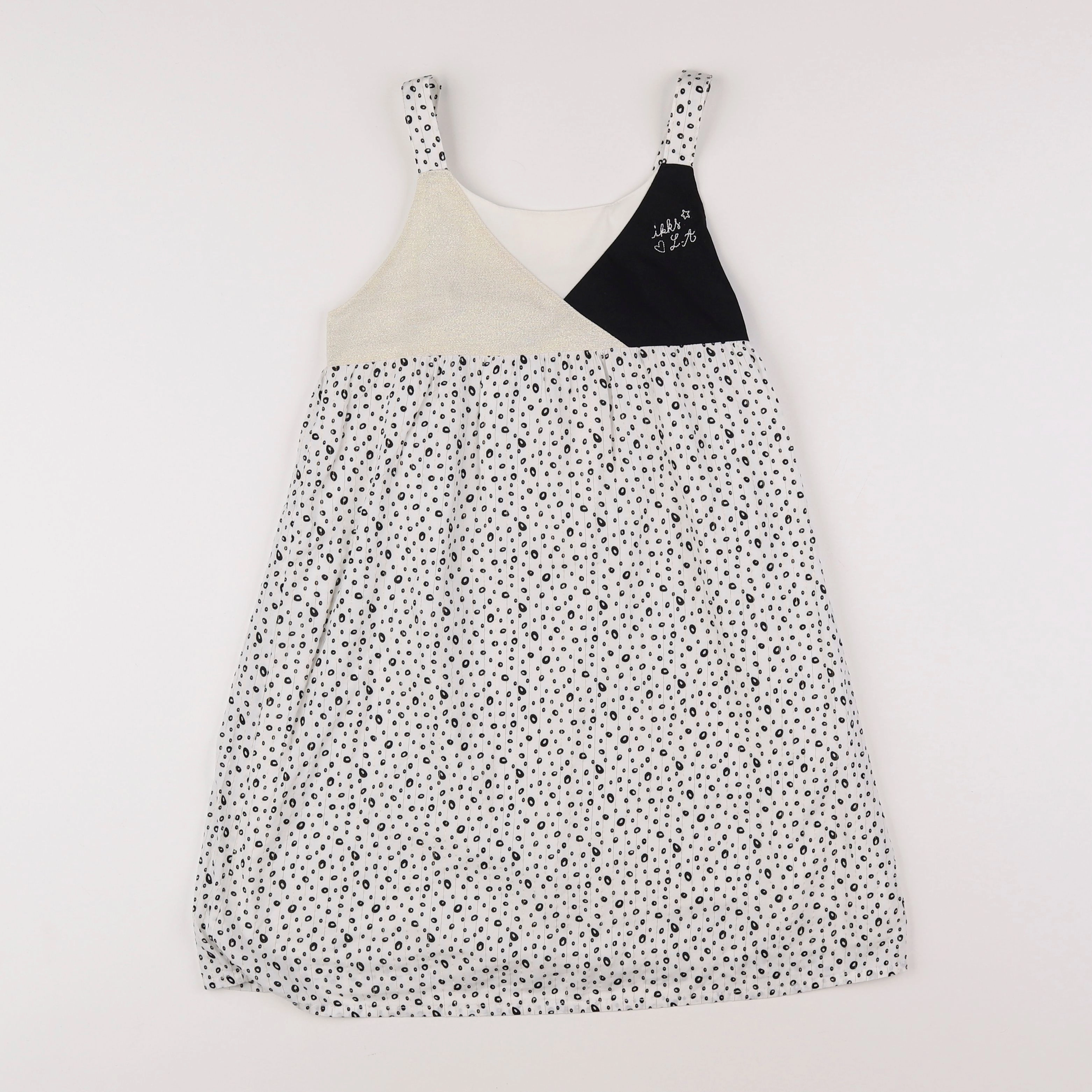 IKKS - robe blanc - 10 ans