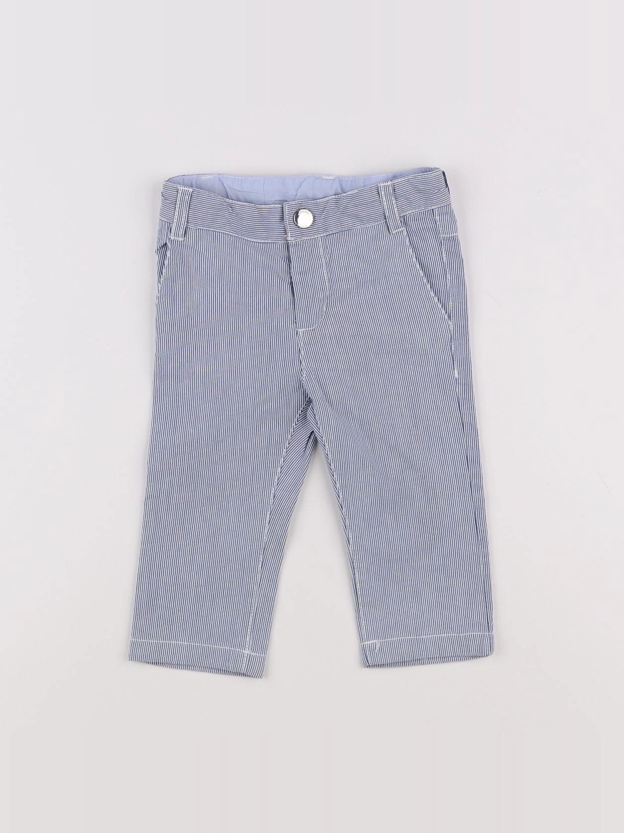 Jacadi - pantalon bleu - 12 mois