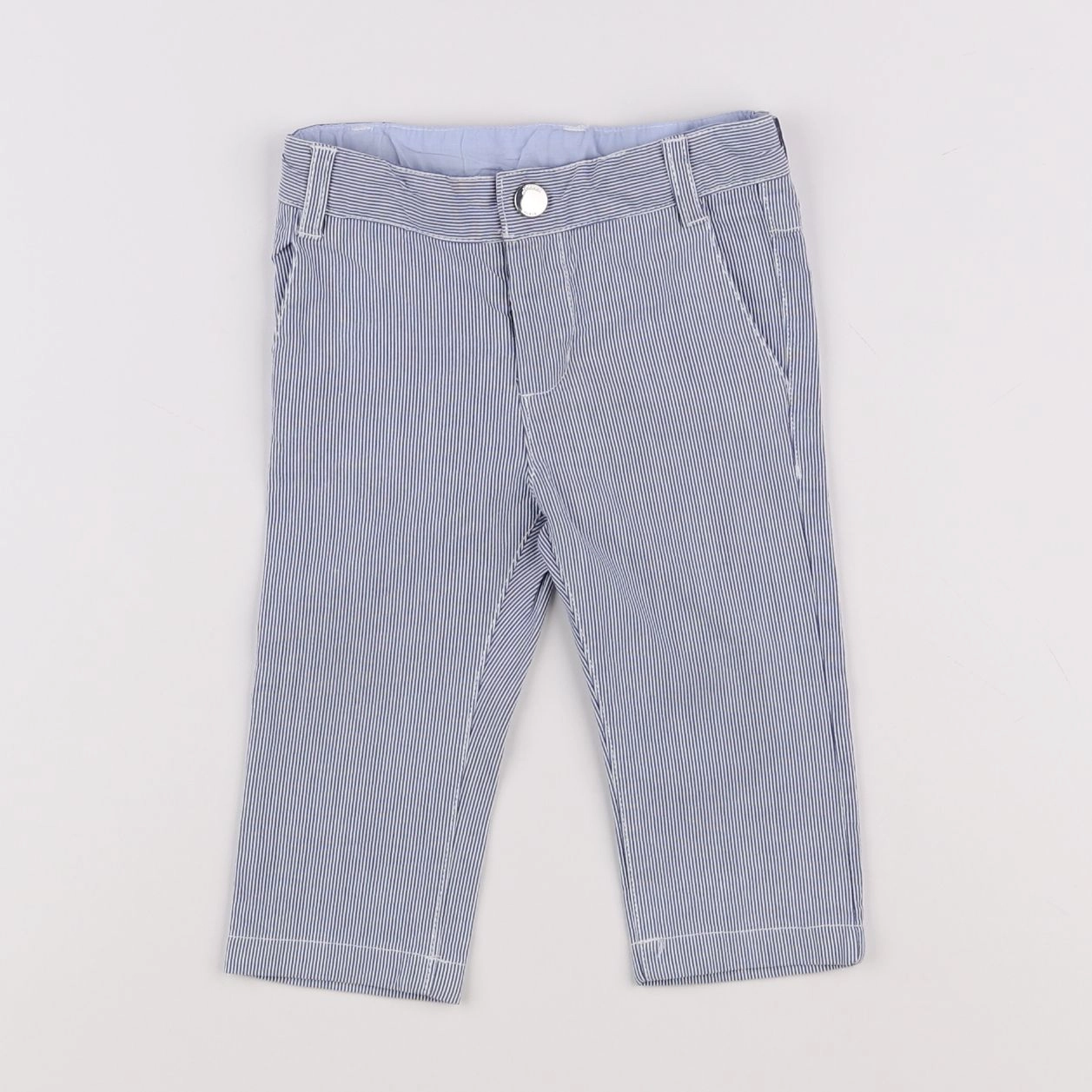 Jacadi - pantalon bleu - 12 mois
