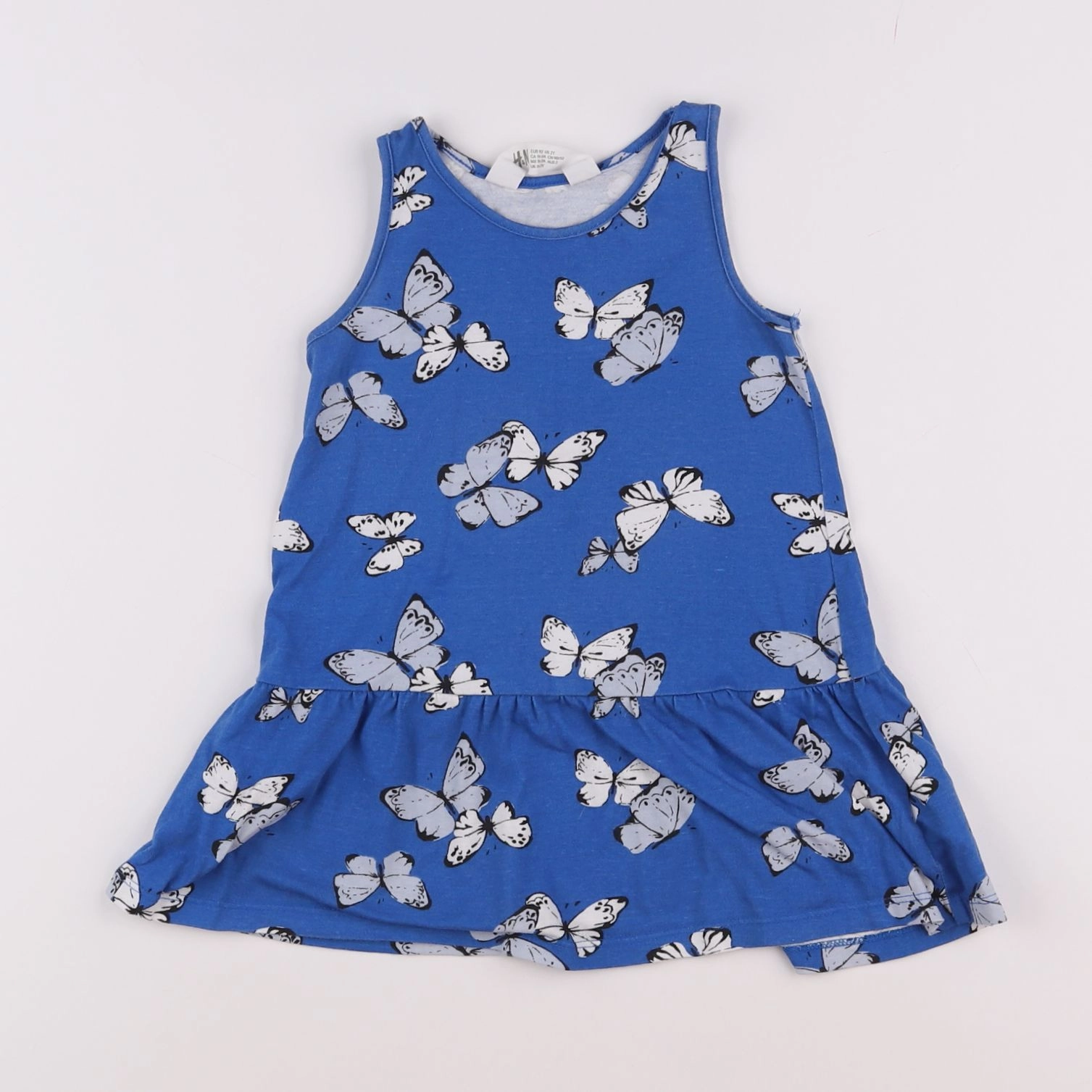 H&M - robe bleu - 18 mois à 2 ans