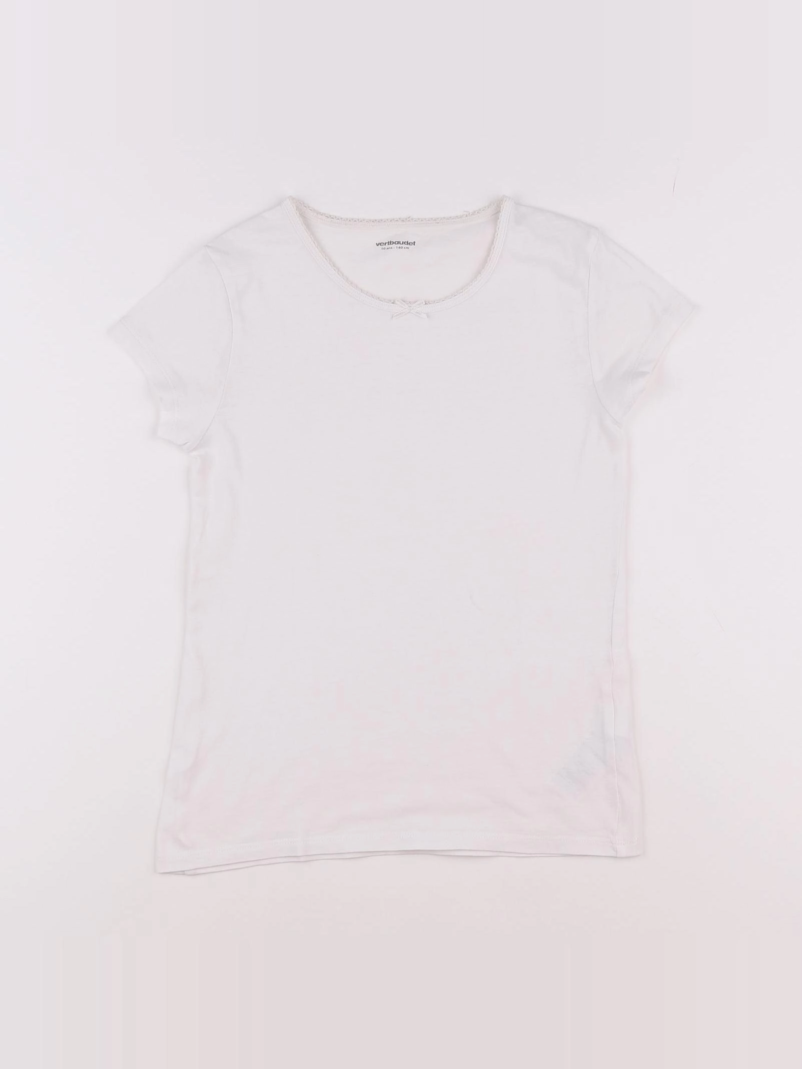 Vertbaudet - maillot de corps blanc - 10 ans
