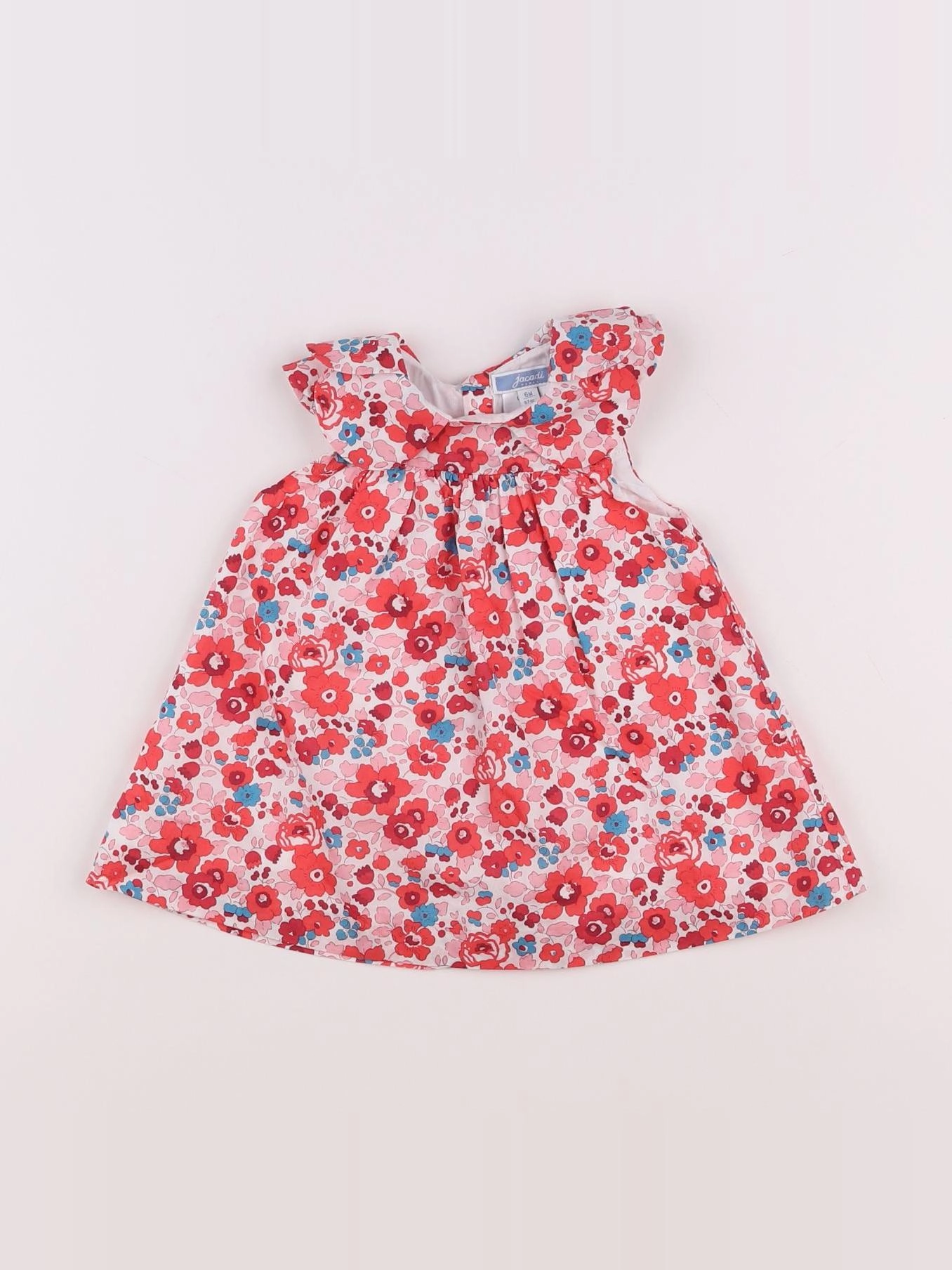 Jacadi - robe liberty rose - 6 mois