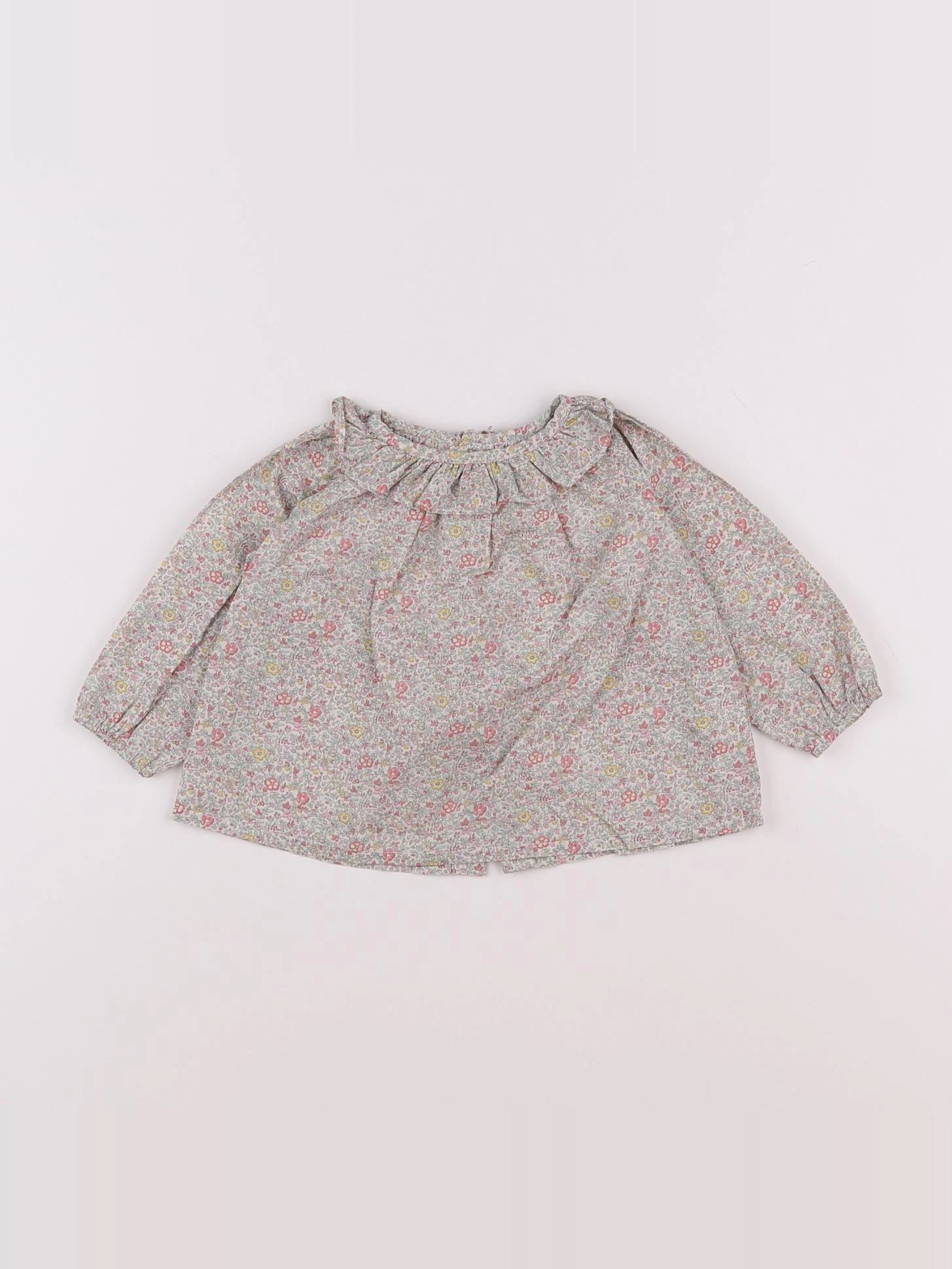 Bonton - blouse vert - 6 mois