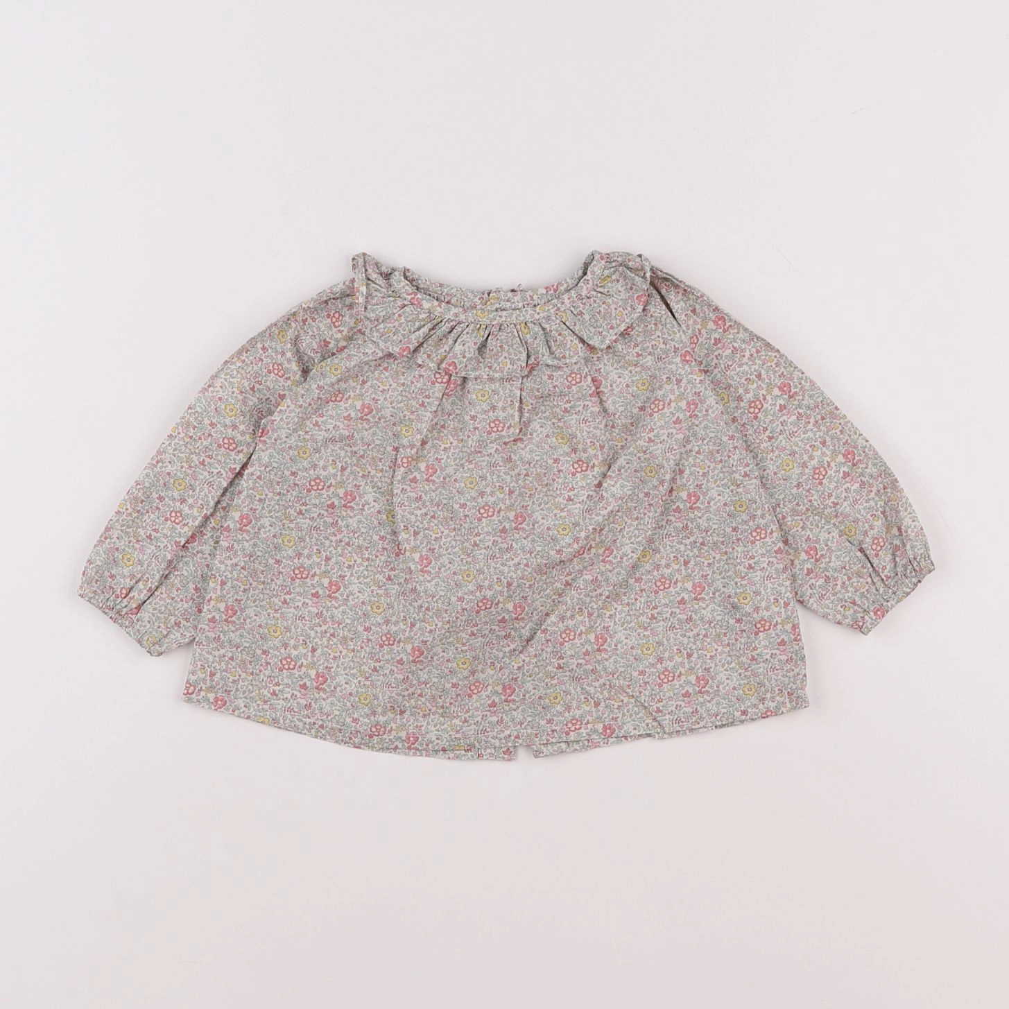 Bonton - blouse vert - 6 mois