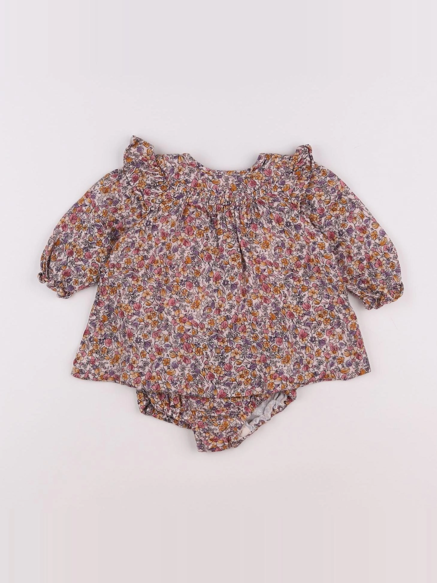 Zara - robe multicolore - 3/6 mois