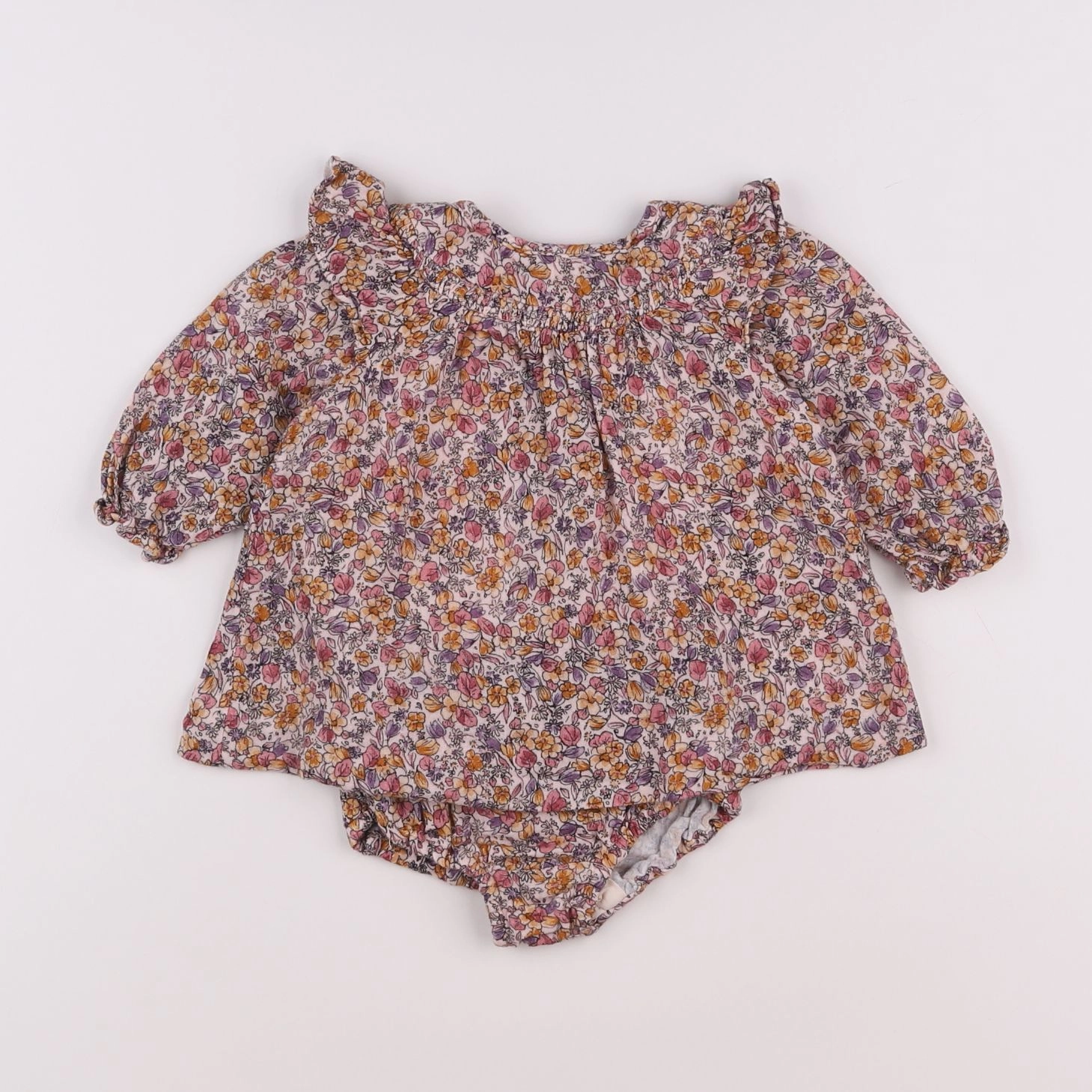 Zara - robe multicolore - 3/6 mois