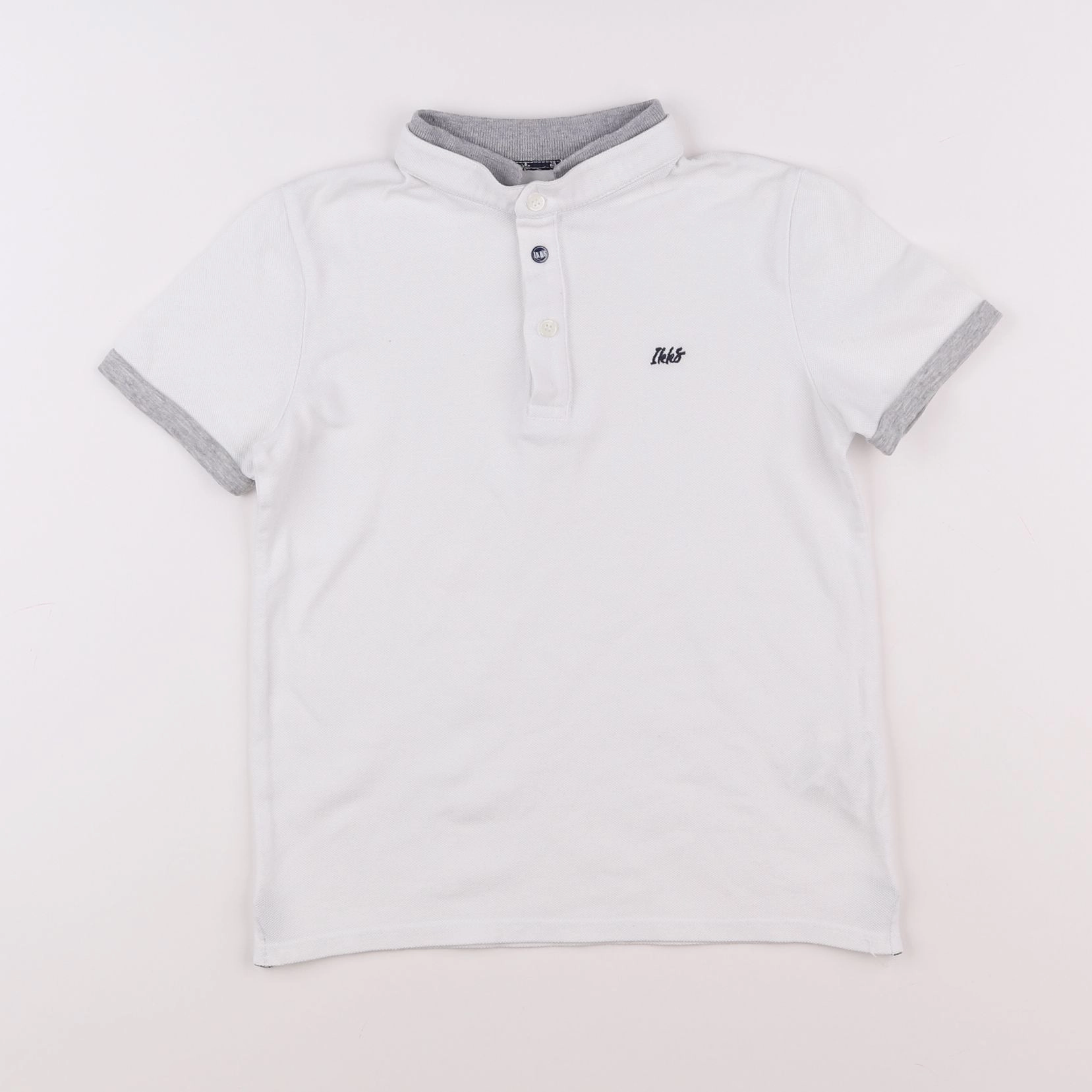 IKKS - polo blanc - 8 ans