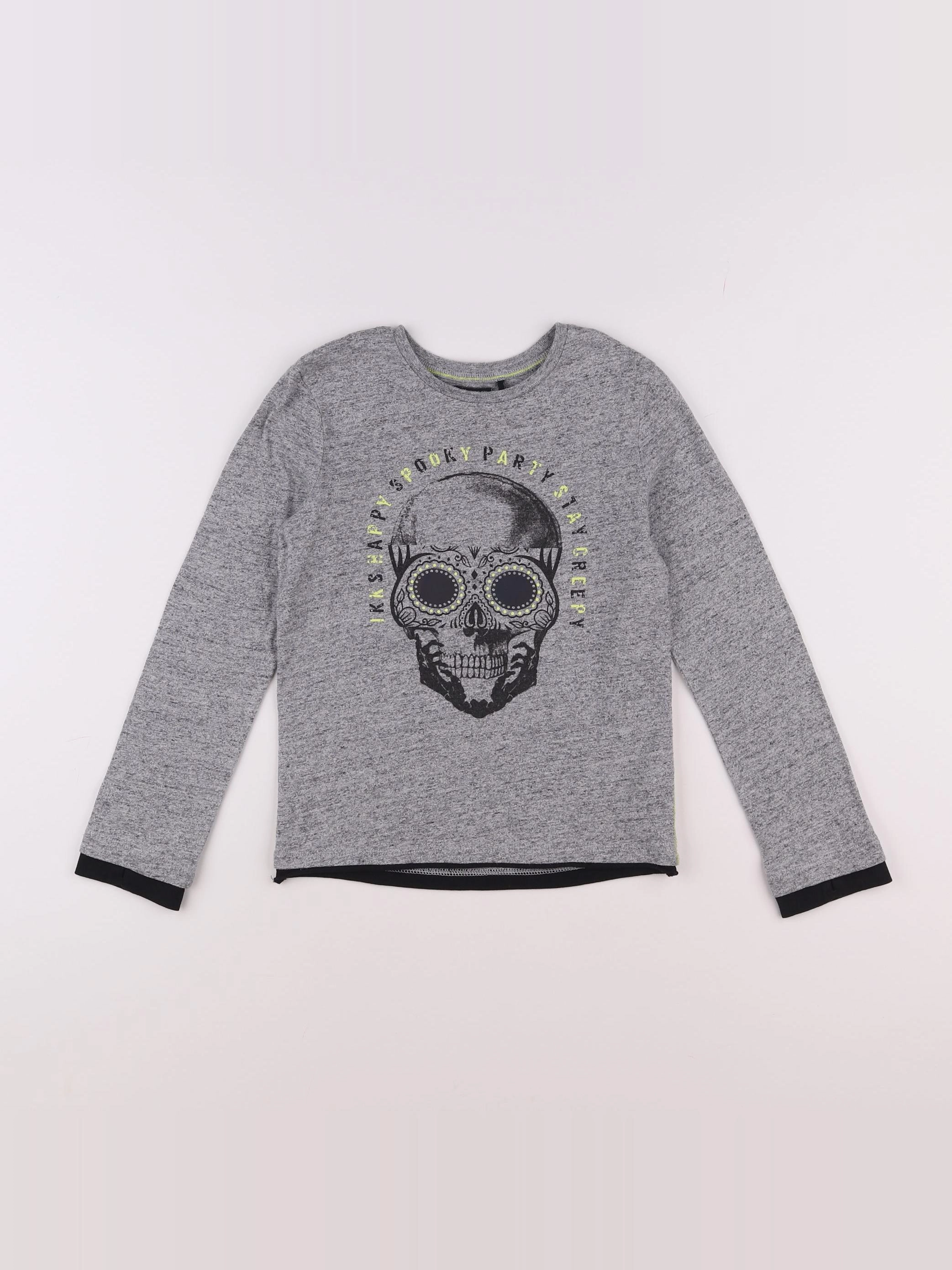 IKKS - tee-shirt gris - 6 ans