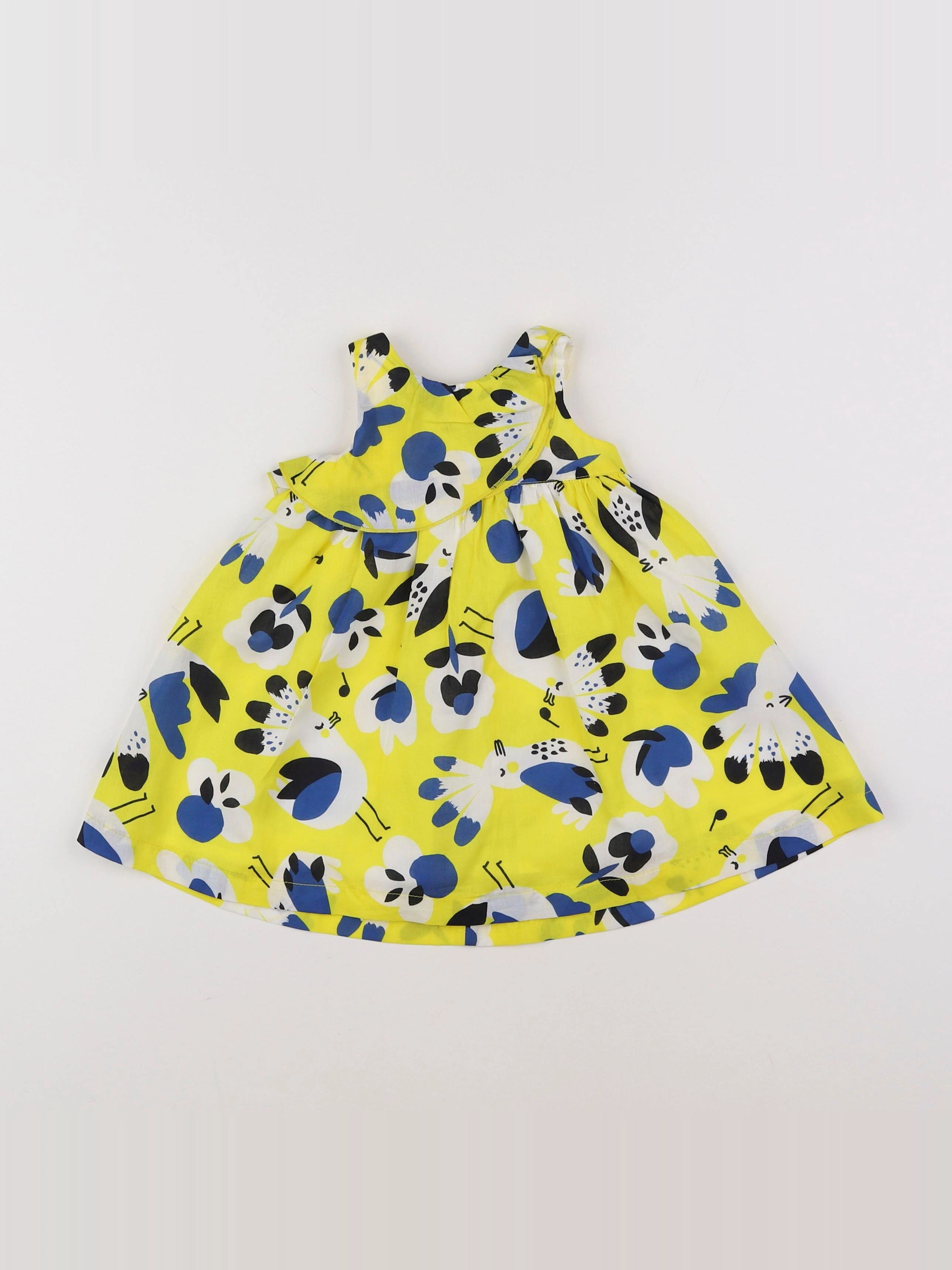 Catimini - robe jaune - 6 mois