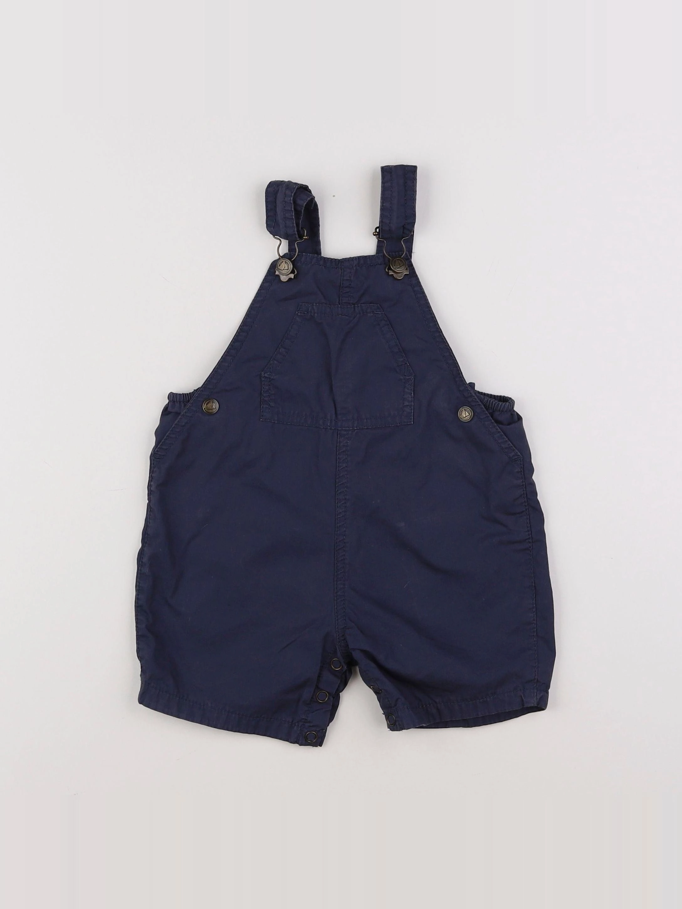 Petit Bateau - salopette bleu - 12 mois