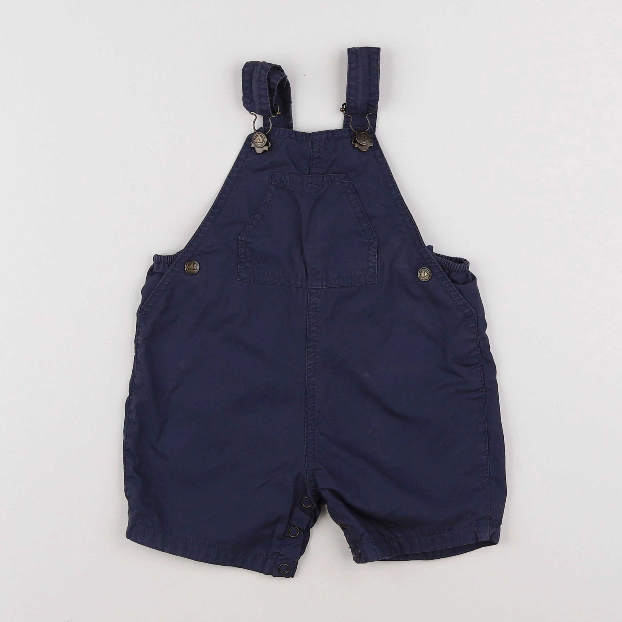 Petit Bateau - salopette bleu - 12 mois