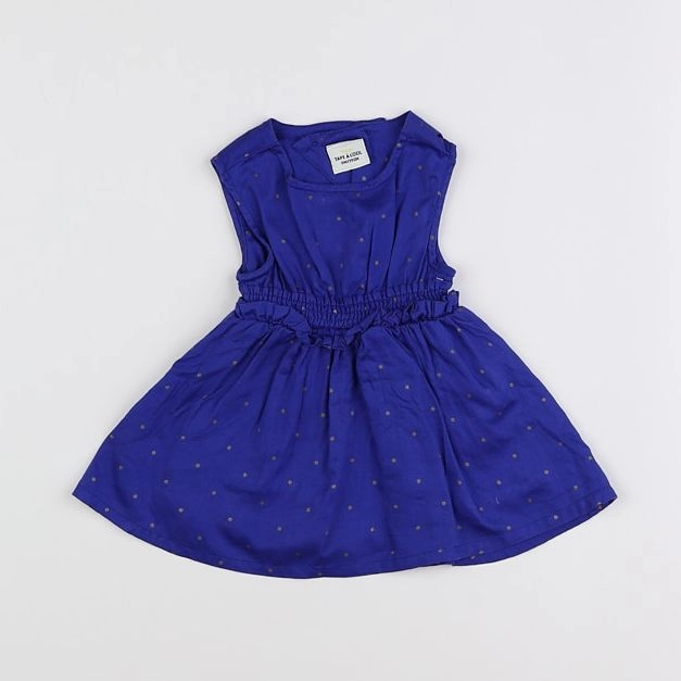 Tape à l'oeil - robe bleu - 3 mois