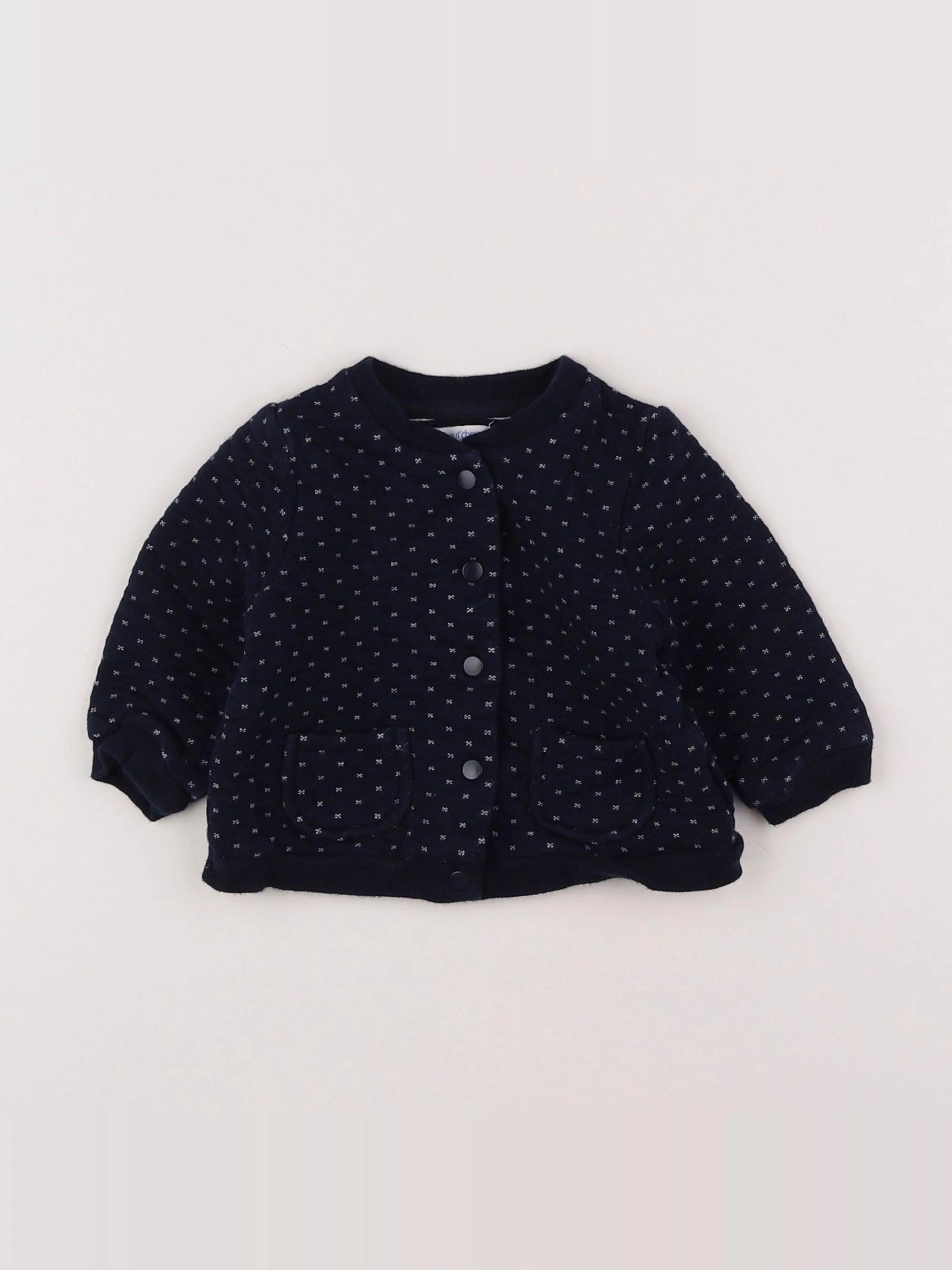 Boutchou - sweat bleu - 6 mois