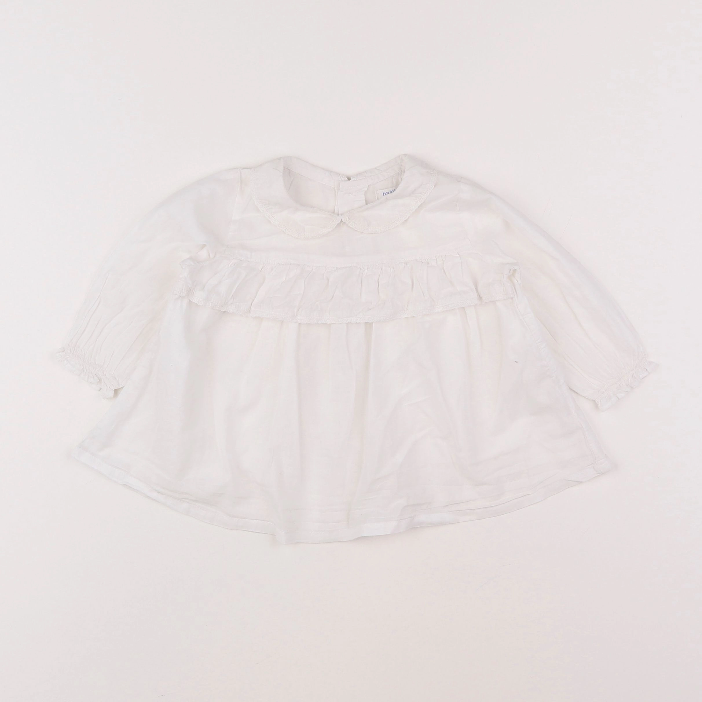 Boutchou - blouse blanc - 12 mois