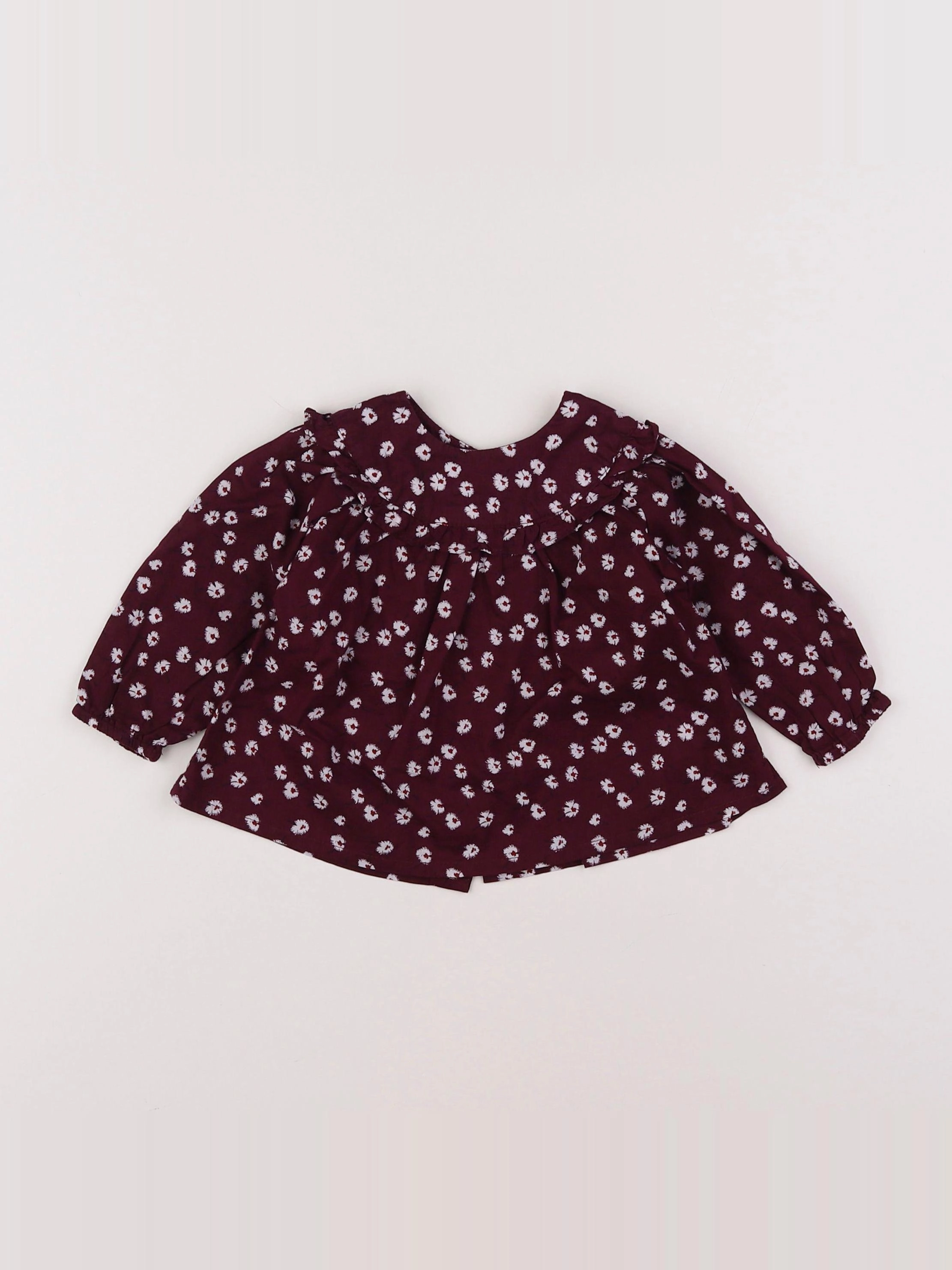 Boutchou - blouse multicolore - 6 mois