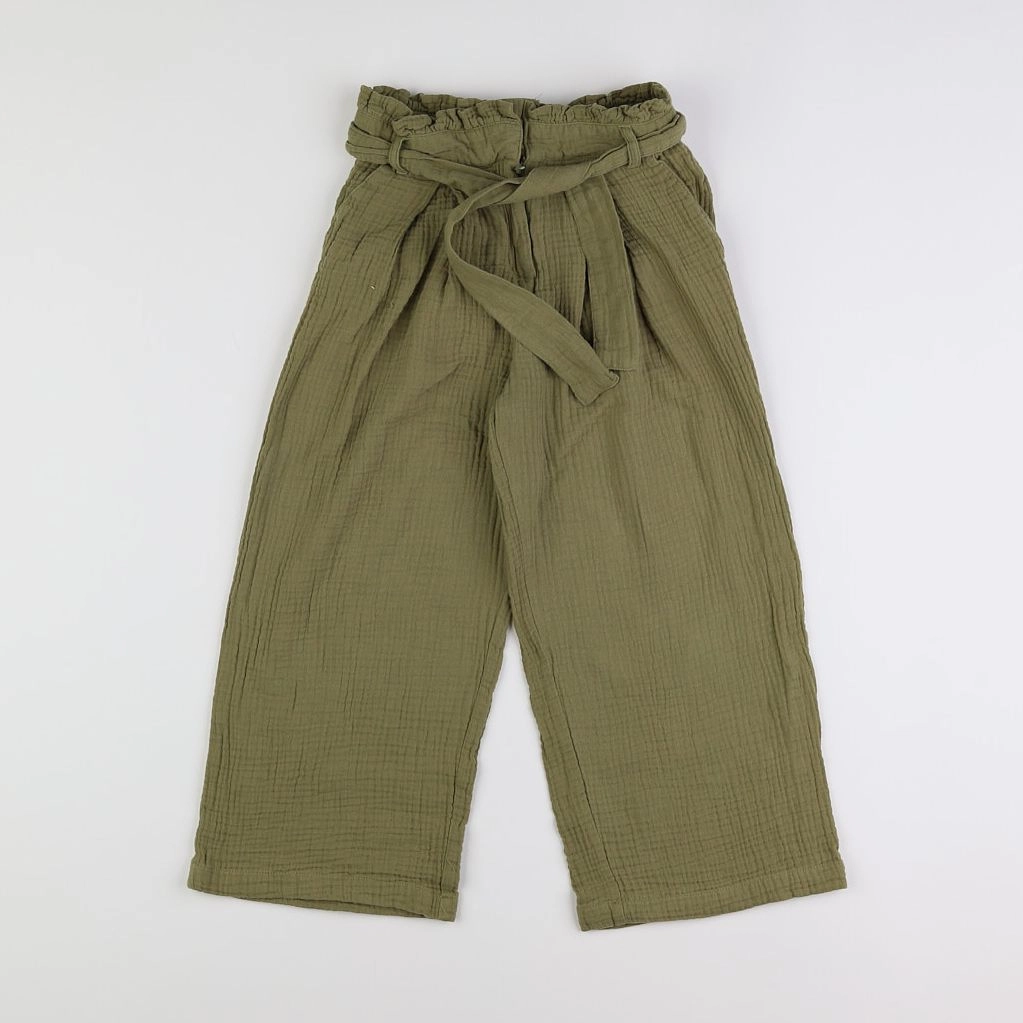 Vertbaudet - pantalon vert - 9 ans