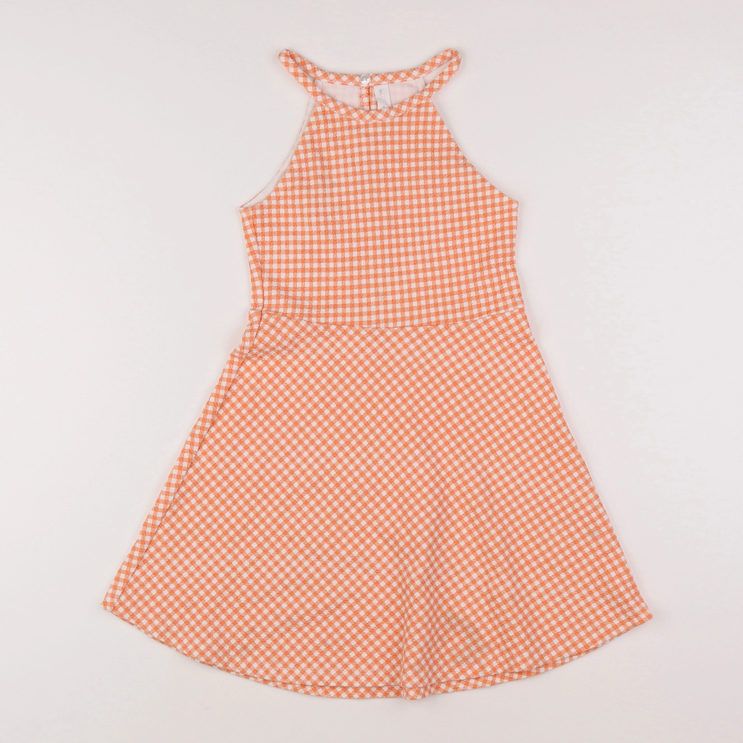 Zara - robe orange - 8 ans