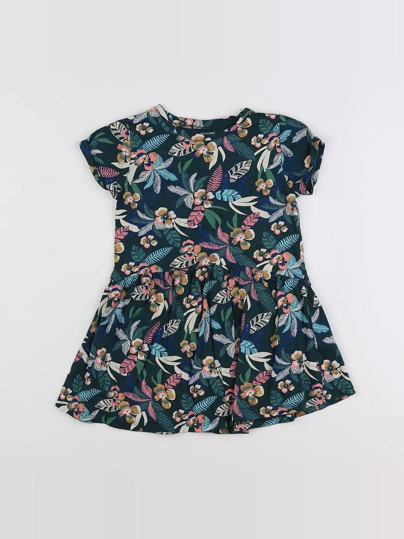 Vertbaudet - robe vert - 5 ans