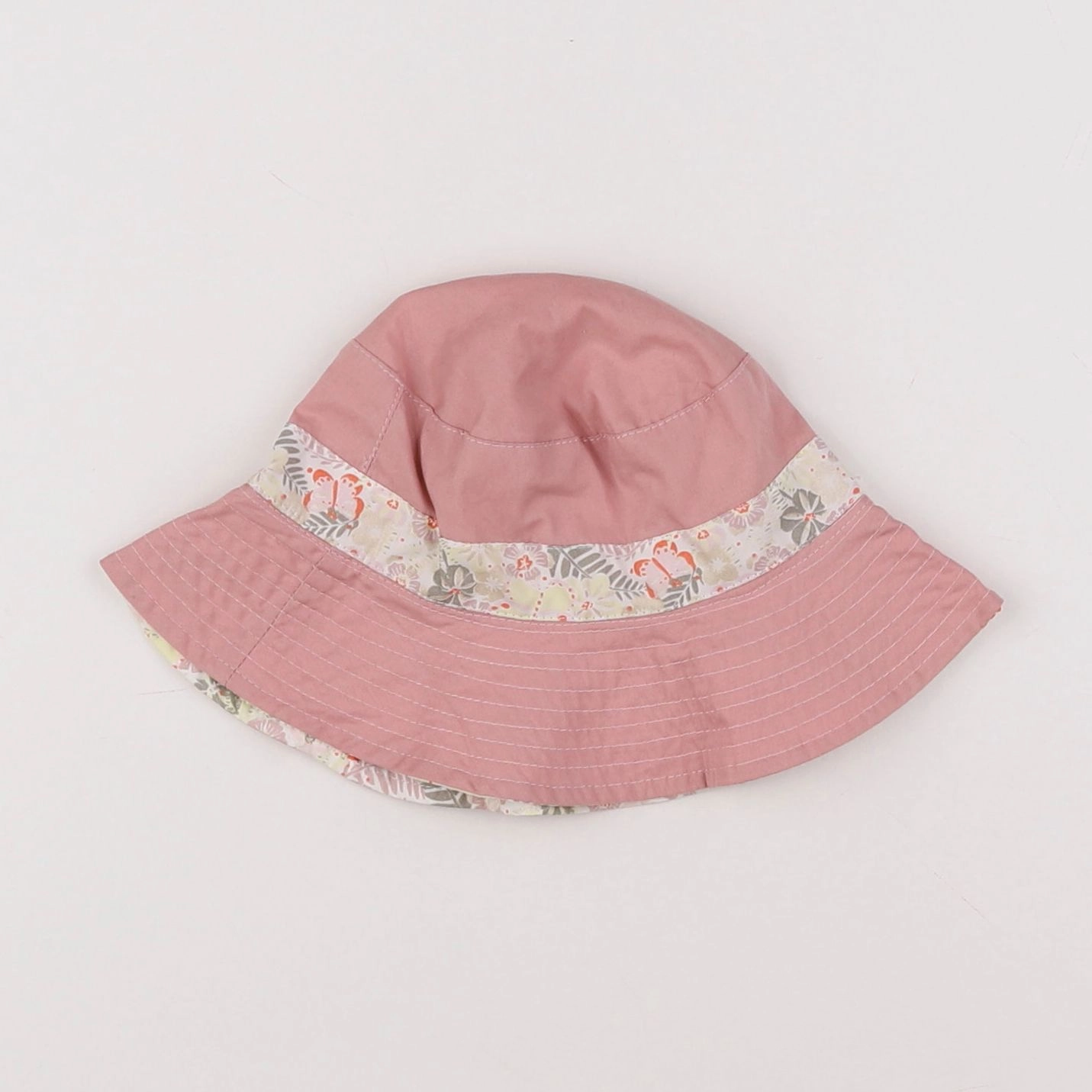 Vertbaudet - chapeau rose - 3/6 mois