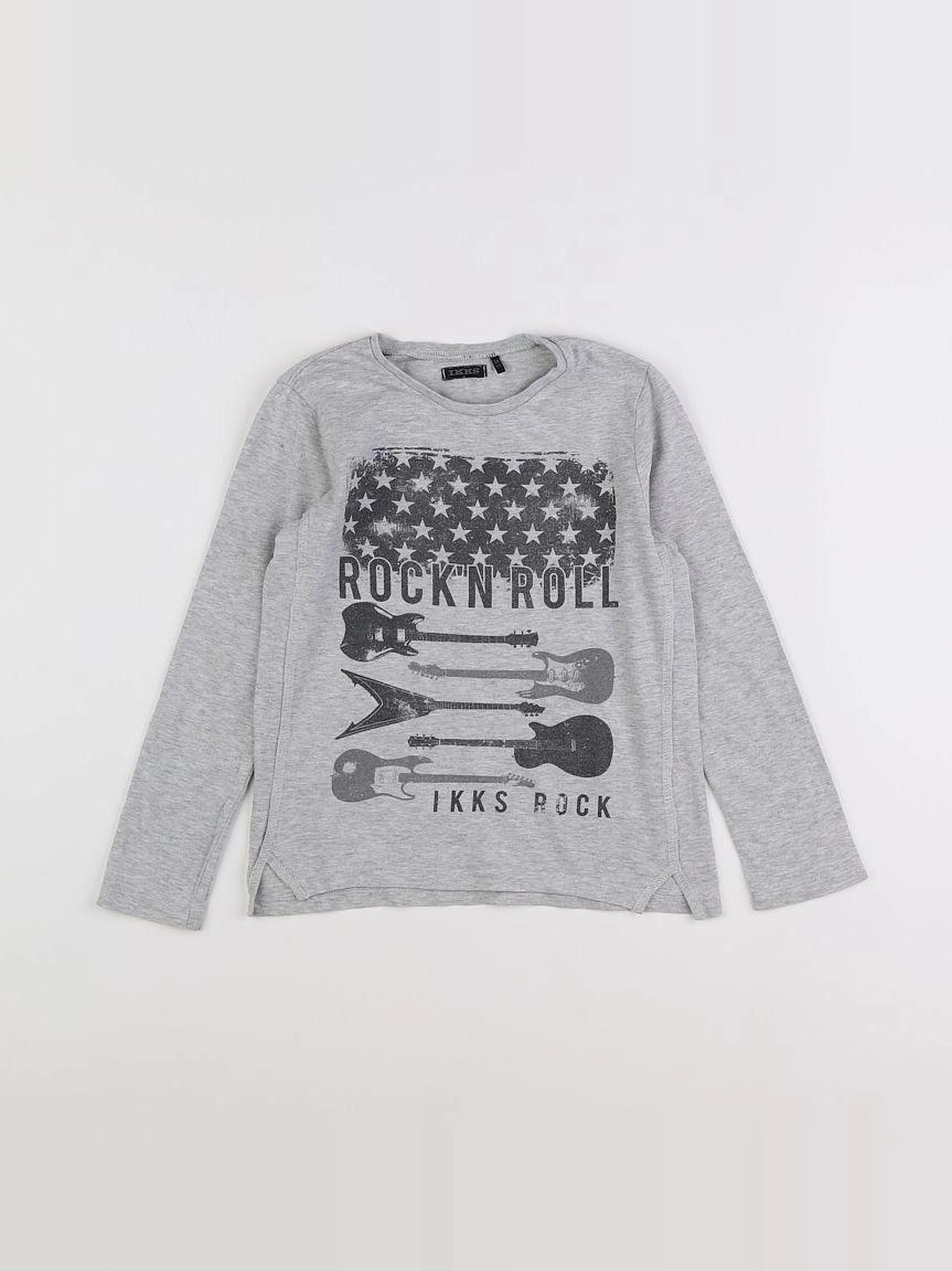 IKKS - tee-shirt gris - 6 ans