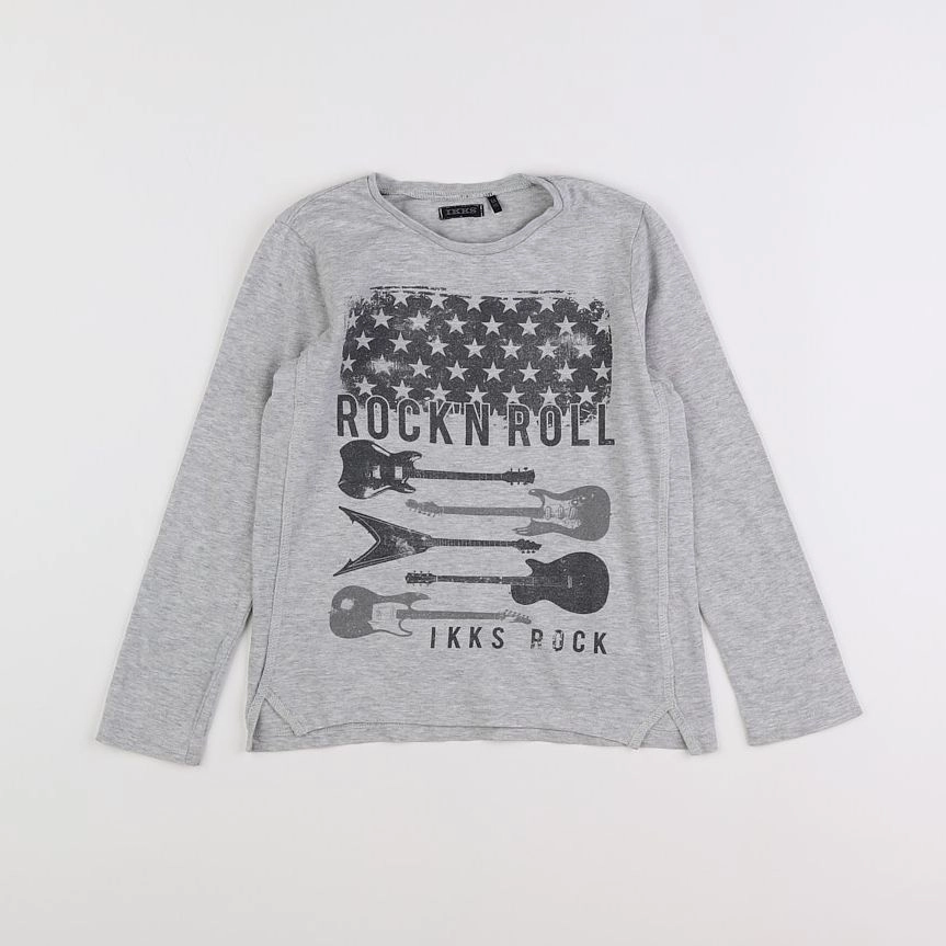 IKKS - tee-shirt gris - 6 ans