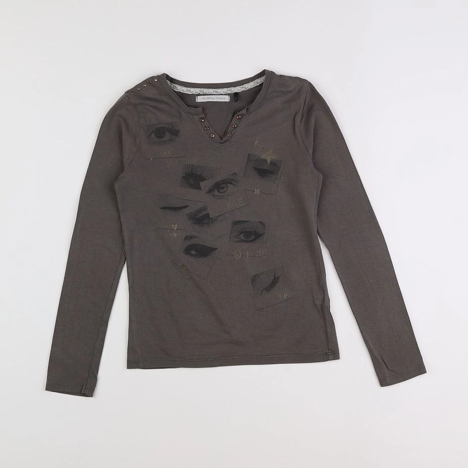 IKKS - tee-shirt marron - 6 ans