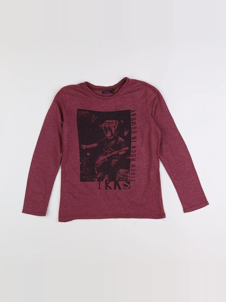 IKKS - tee-shirt rouge - 8 ans