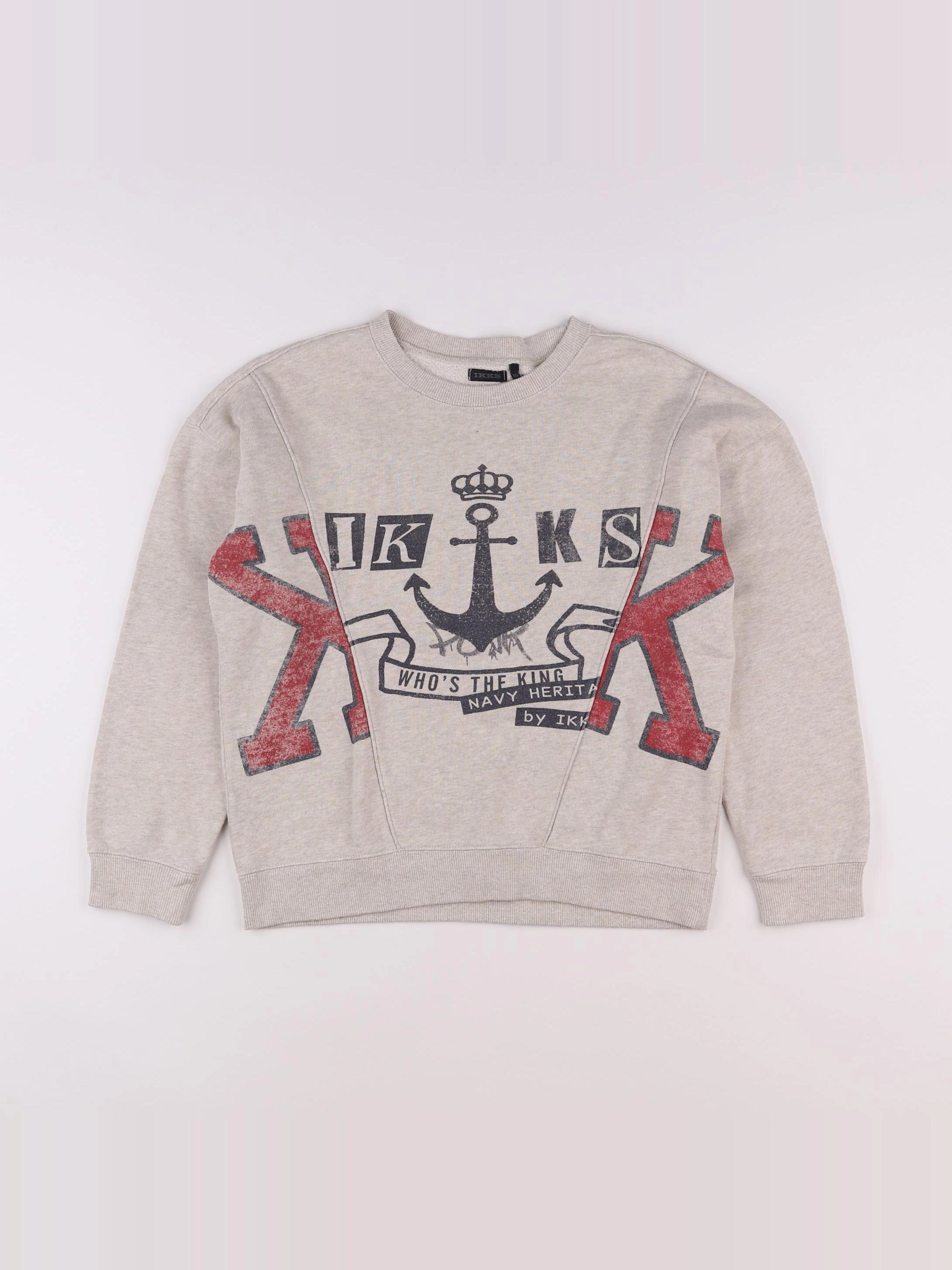 IKKS - sweat beige - 10 ans