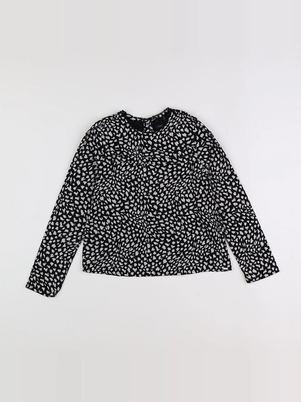 IKKS - blouse blanc, noir - 8 ans