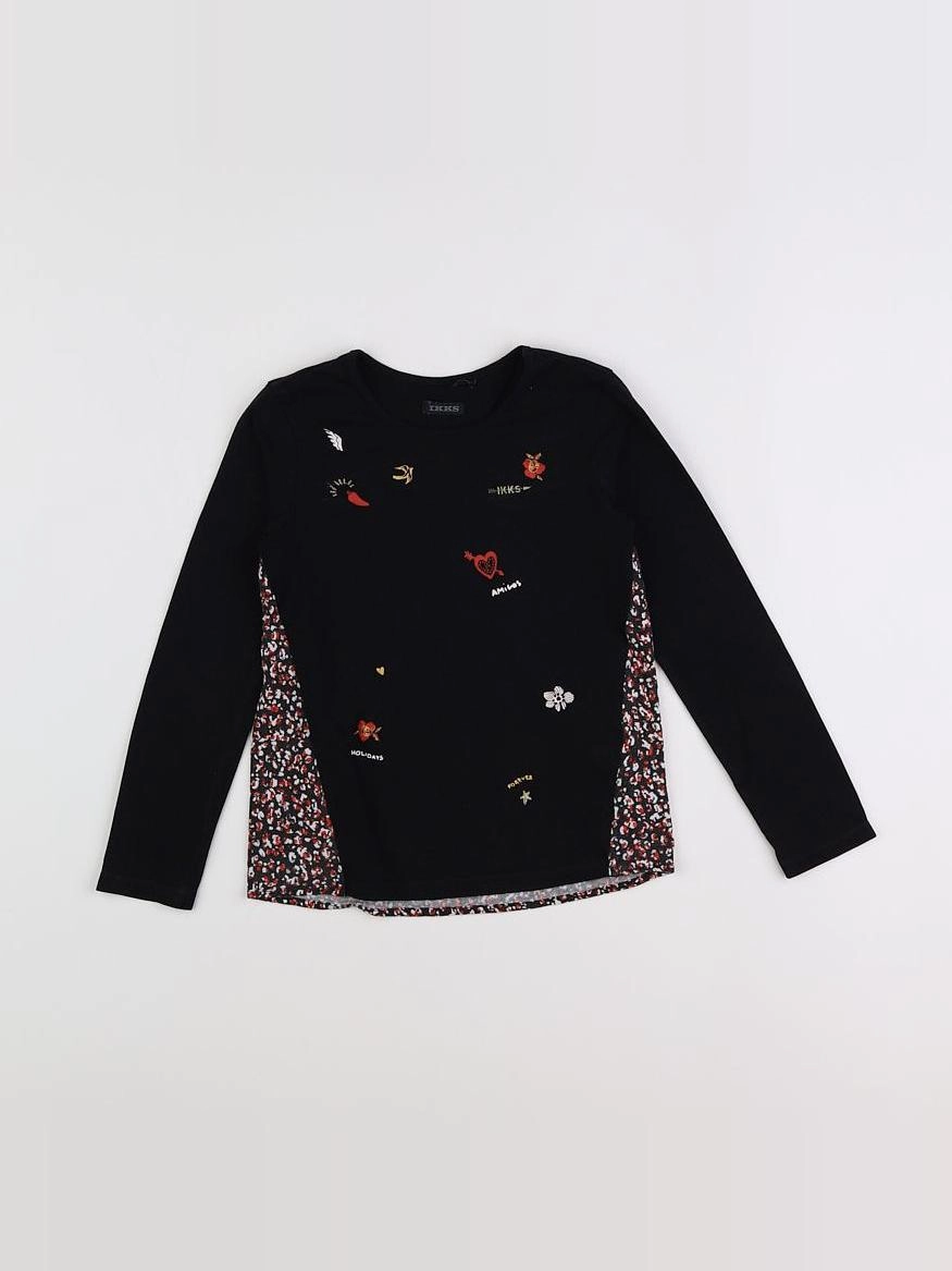 IKKS - tee-shirt noir - 6 ans