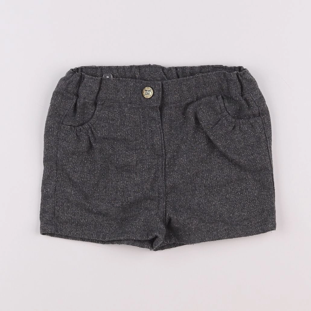 Tape à l'oeil - short gris, or - 2 ans