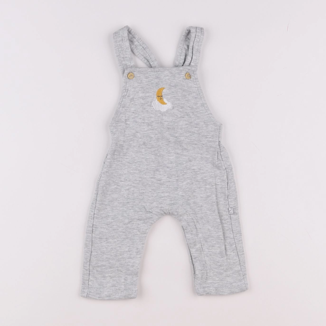 Vertbaudet - salopette gris - 3 mois