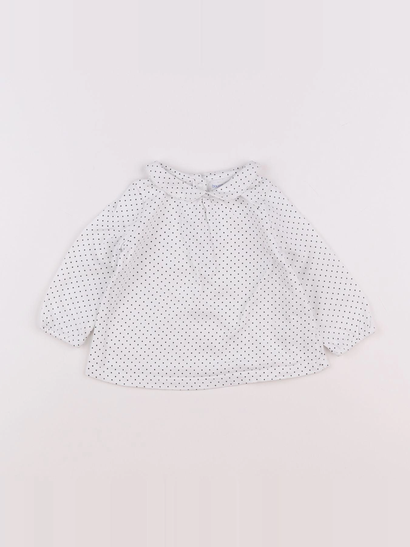 Boutchou - tee-shirt blanc - 6 mois